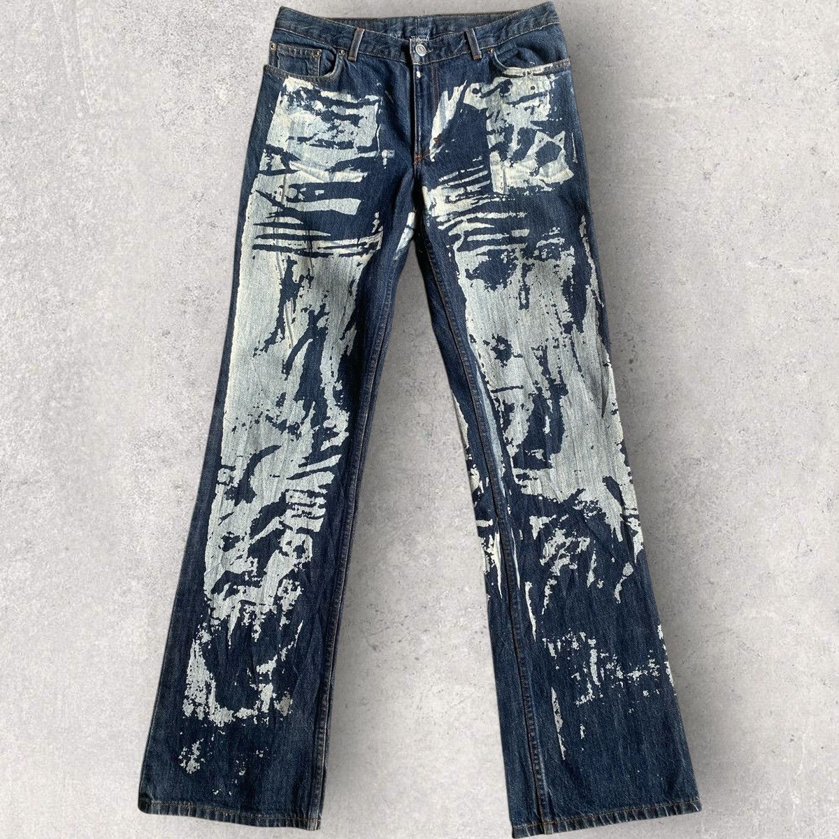 W&LT W&Lt Painted Jeans Size US 30 / EU 46 - 1 Thumbnail