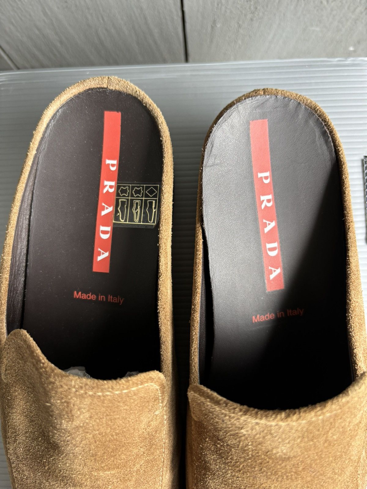 Prada × Vintage 2001 Prada Sport Mules Suede Vintage Square Toe 90s Sneaker Size US 6.5 / IT 36.5 - 6 Thumbnail