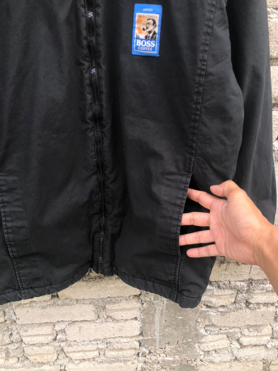 Japanese Brand Suntory Boss Coffee Rivesable Sherpa Zipper Jacket Size US M / EU 48-50 / 2 - 8 Thumbnail