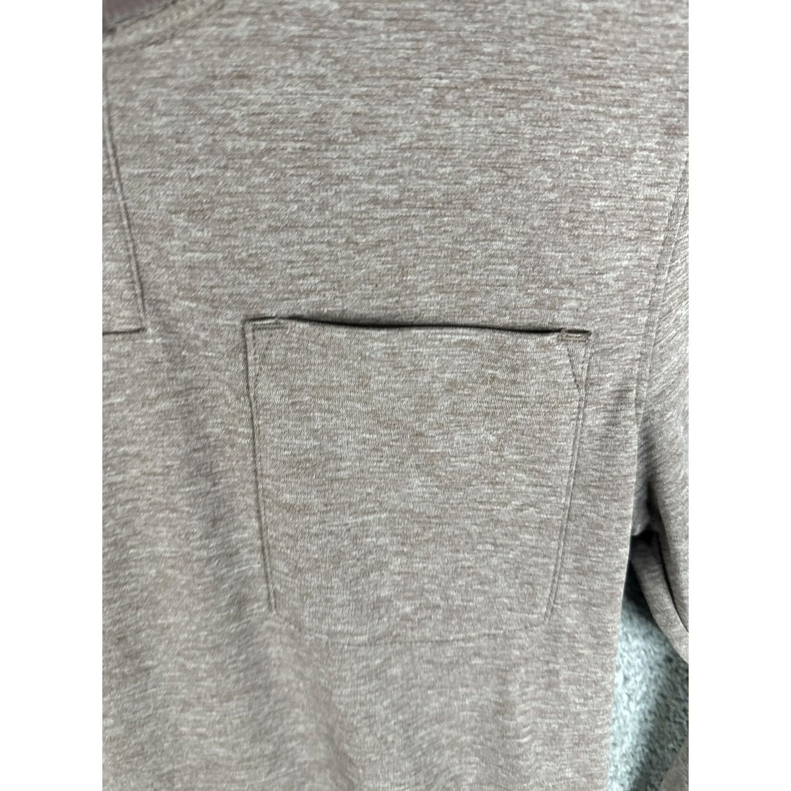 Prana prAna Henley Shirt Mens Small Brown Long Sleeve Slim Fit Pocket Casual Shirt Size US S / EU 44-46 / 1 - 7 Thumbnail