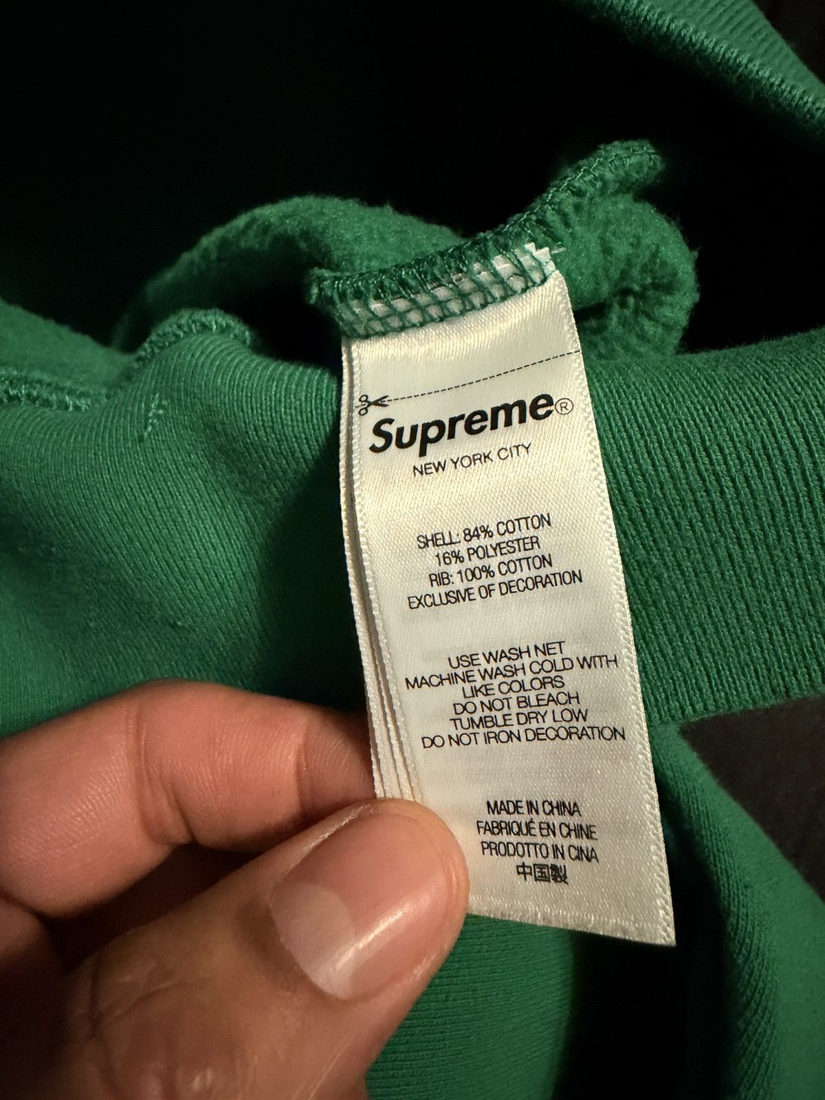 Supreme Supreme Green Zip up ss26 collection Size US S / EU 44-46 / 1 - 4 Thumbnail