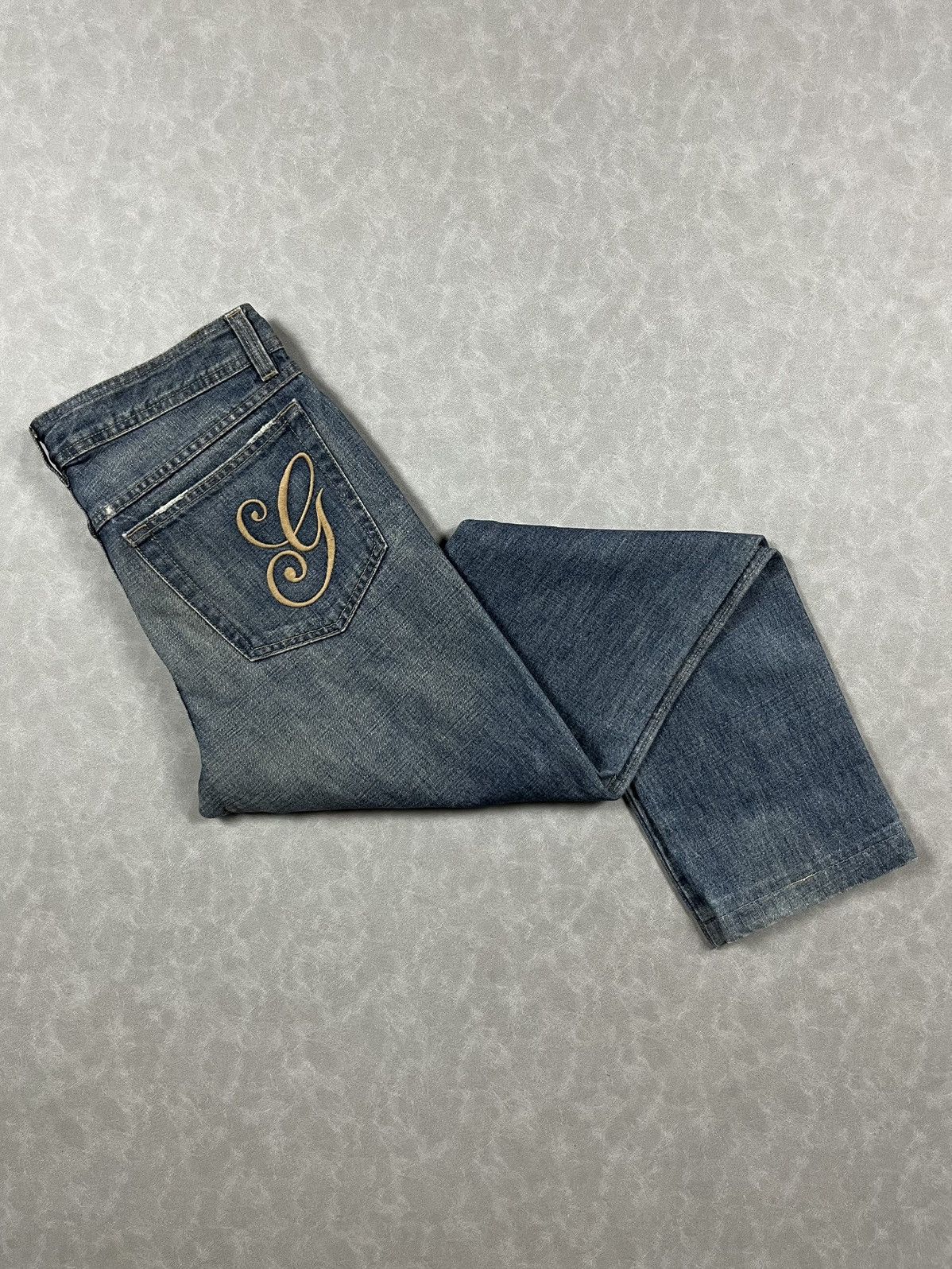 Gucci 90s Gucci denim pants Size 27" / US 4 / IT 40 - 1 Thumbnail