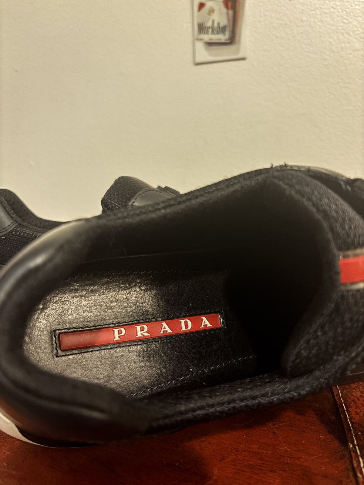Prada Prada Black and White Americas Cups Size US 8.5 / EU 41-42 - 9 Thumbnail