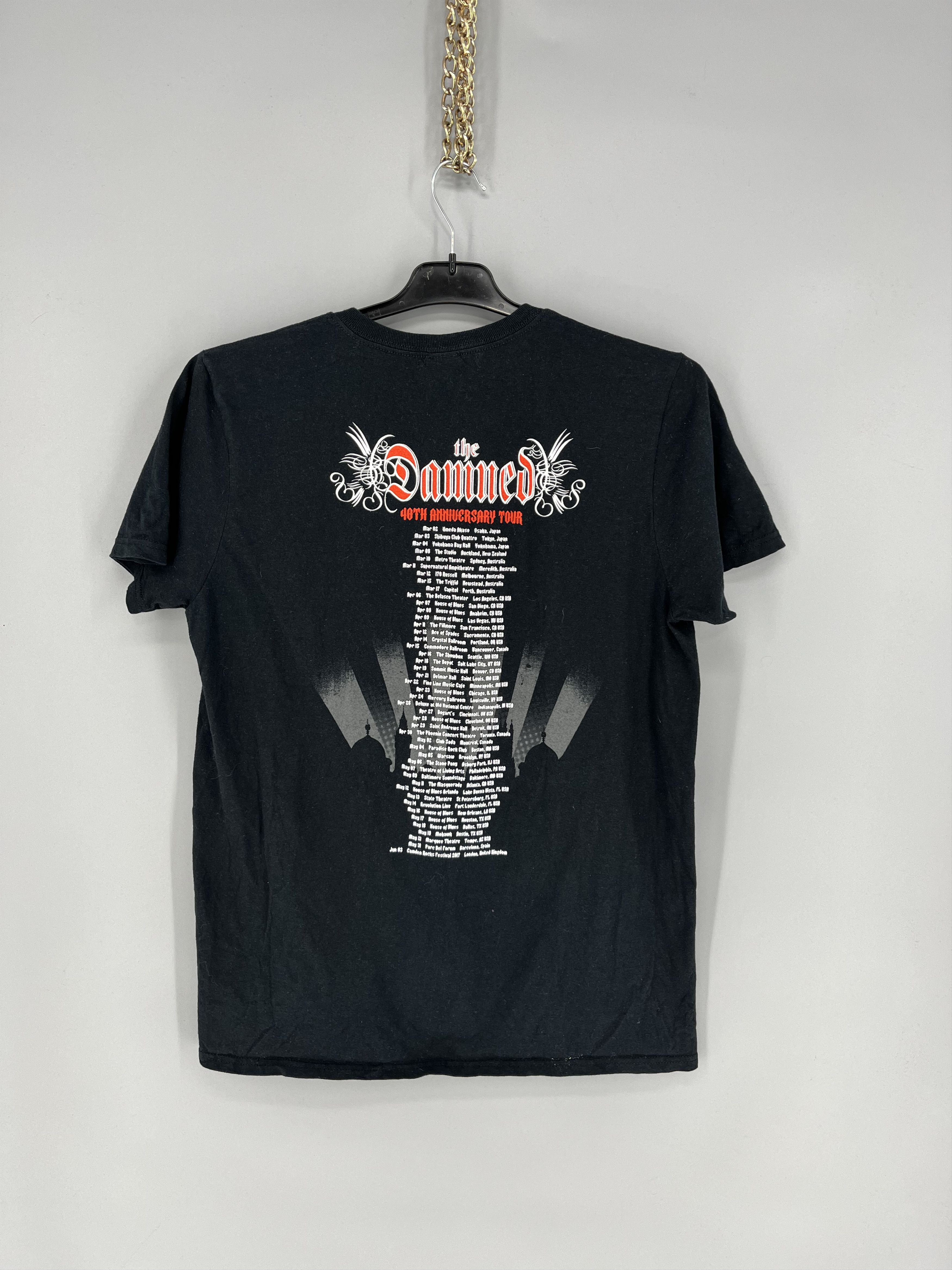 Band Tees Vintage 90s The DAMNED Punk Rock T-Shirt Rare Retro Hype Y2K Size US M / EU 48-50 / 2 - 8 Thumbnail