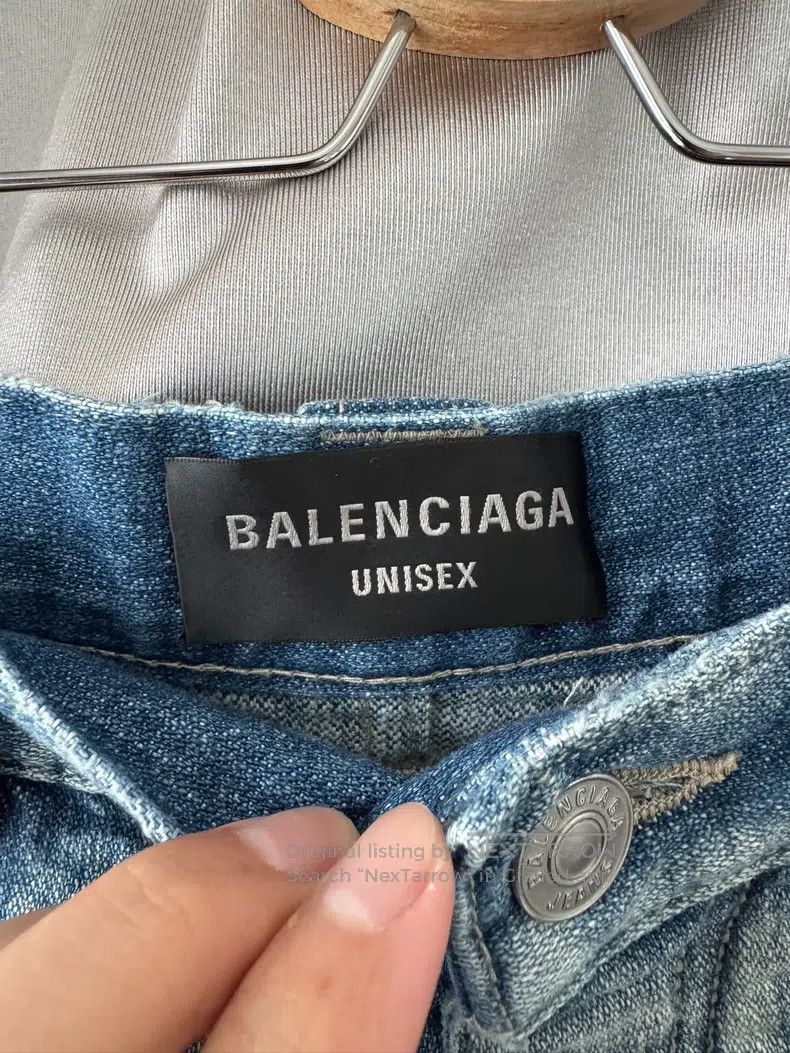 Balenciaga Balenciaga size S Denim Shorts Armor Denim Pants Size US 27 - 3 Thumbnail