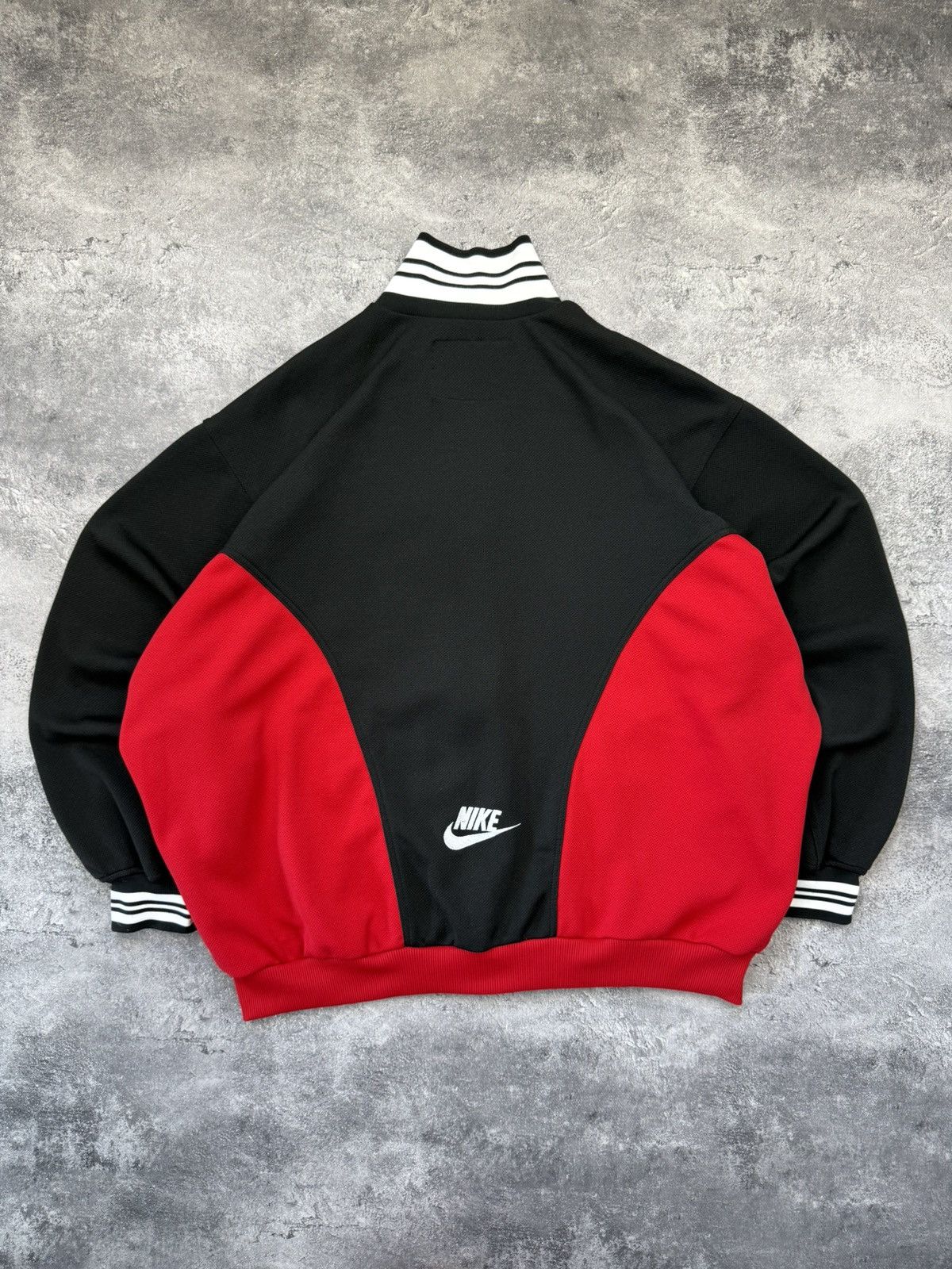 Nike Vintage 90s Nike Track Top Jacket Retro Swoosh Y2K Drill Size US XL / EU 56 / 4 - 14 Thumbnail