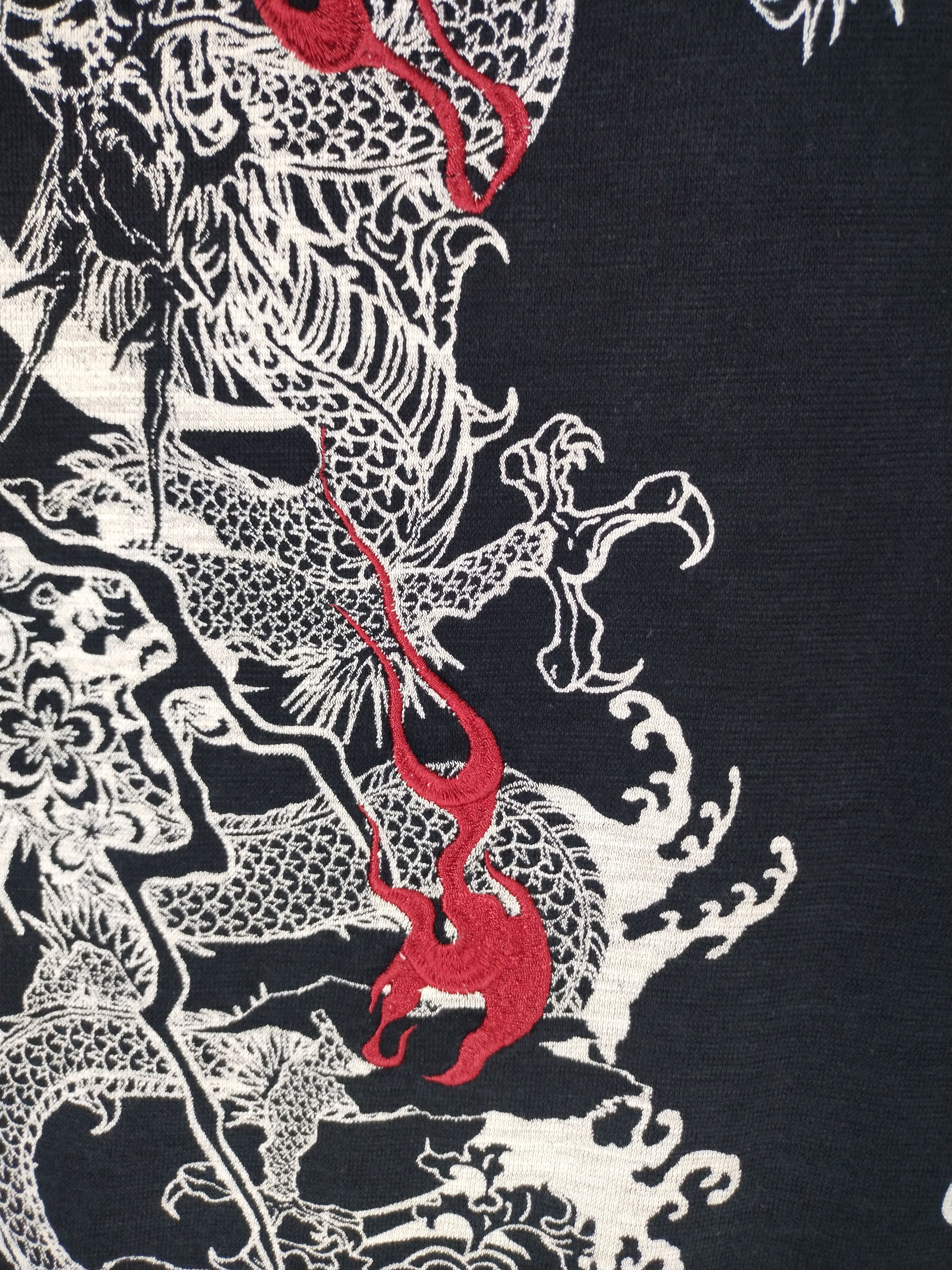 Karakuri Tamashii Rare Vintage Sukajan Dragon Overprint Karakuri Tamashi Tee Size US XL / EU 56 / 4 - 2 Thumbnail