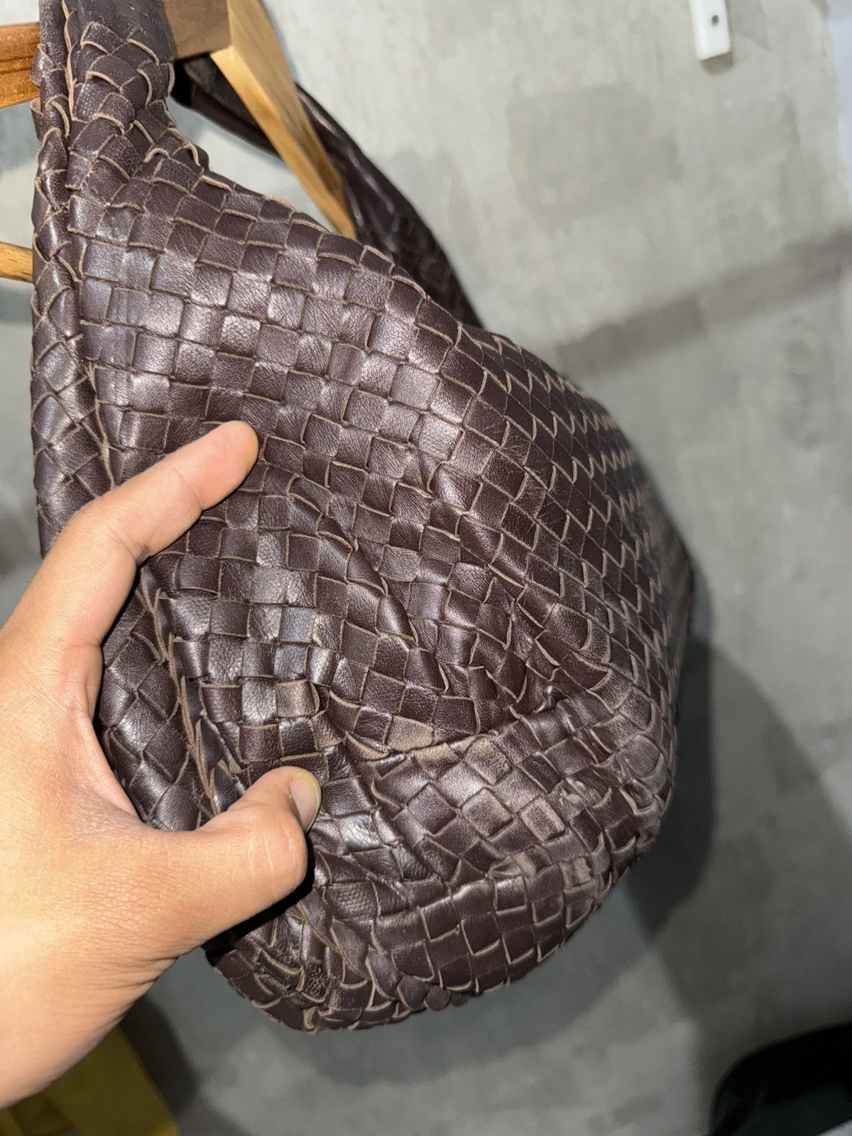 Bottega Veneta Bottega 2010 Brown Intrecciato Woven Nappa Leather Hobo Bag Size ONE SIZE - 5 Thumbnail