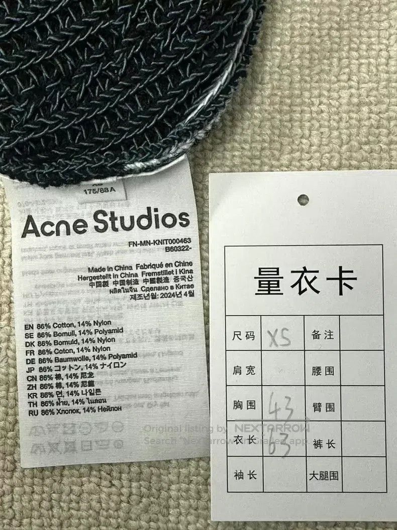 Acne Studios Acne Studios Round Neck Cut Loose Irregular Acid Printed L Size XS / US 0-2 / IT 36-38 - 5 Thumbnail