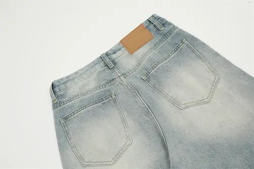 VIBE Men's street ripple washed straight jeans y2k Size US 32 / EU 48 - 5 Thumbnail