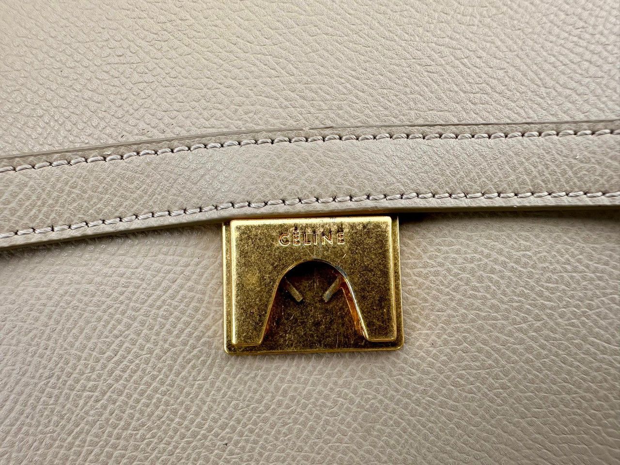 Celine Authentic Celine Grained Calfskin Mini Belt Bag Size ONE SIZE - 9 Thumbnail