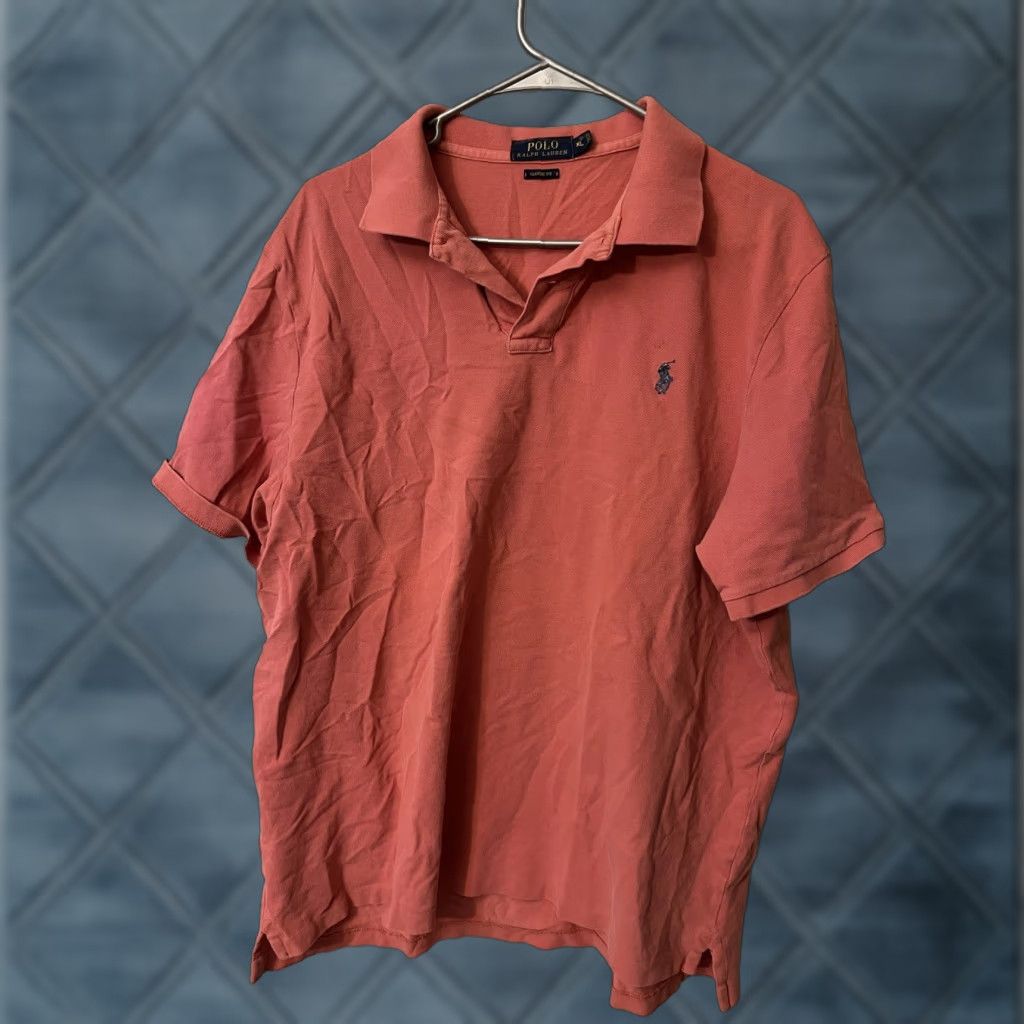 Polo Ralph Lauren Polo Ralph Lauren Polo Shirt Pink Salmon W/ Pony XL Mens Classic Fit Shirt Adult XL Pink Polo Ralph Lauren 90s Logo Classic Size US XL / EU 56 / 4 - 1 Thumbnail