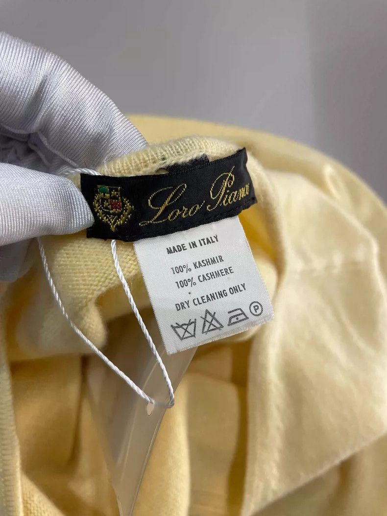 Loro Piana LORO PIANA Goose yellow cashmere vest Size XL / US 12-14 / IT 48-50 - 3 Thumbnail