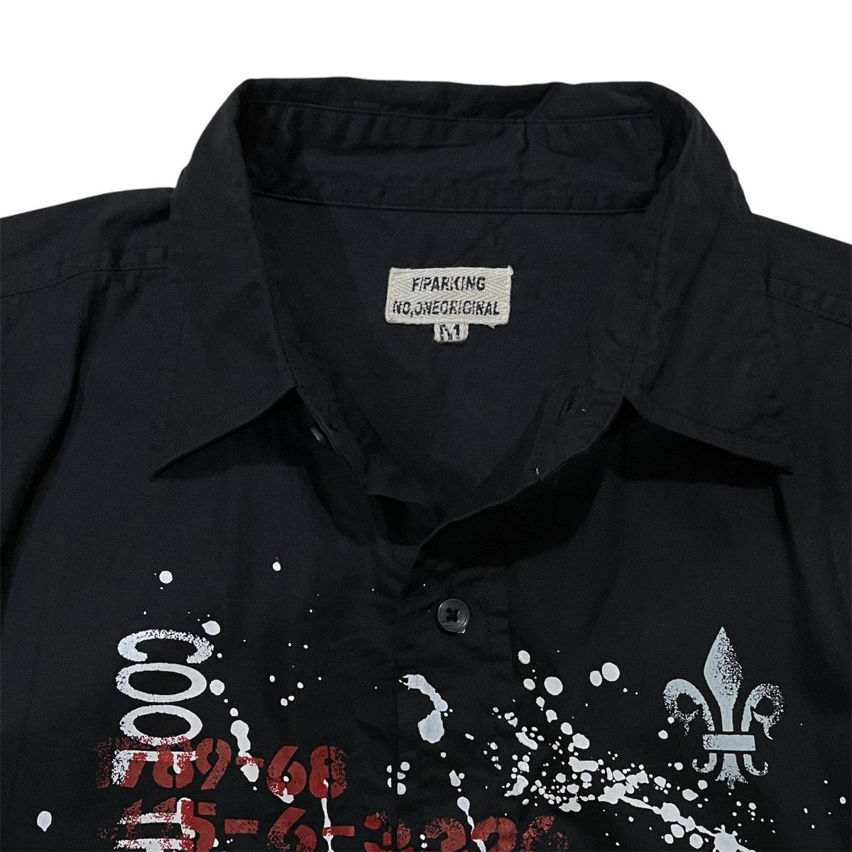 Japanese Brand Poem shirt punk avant garde Size US M / EU 48-50 / 2 - 3 Thumbnail
