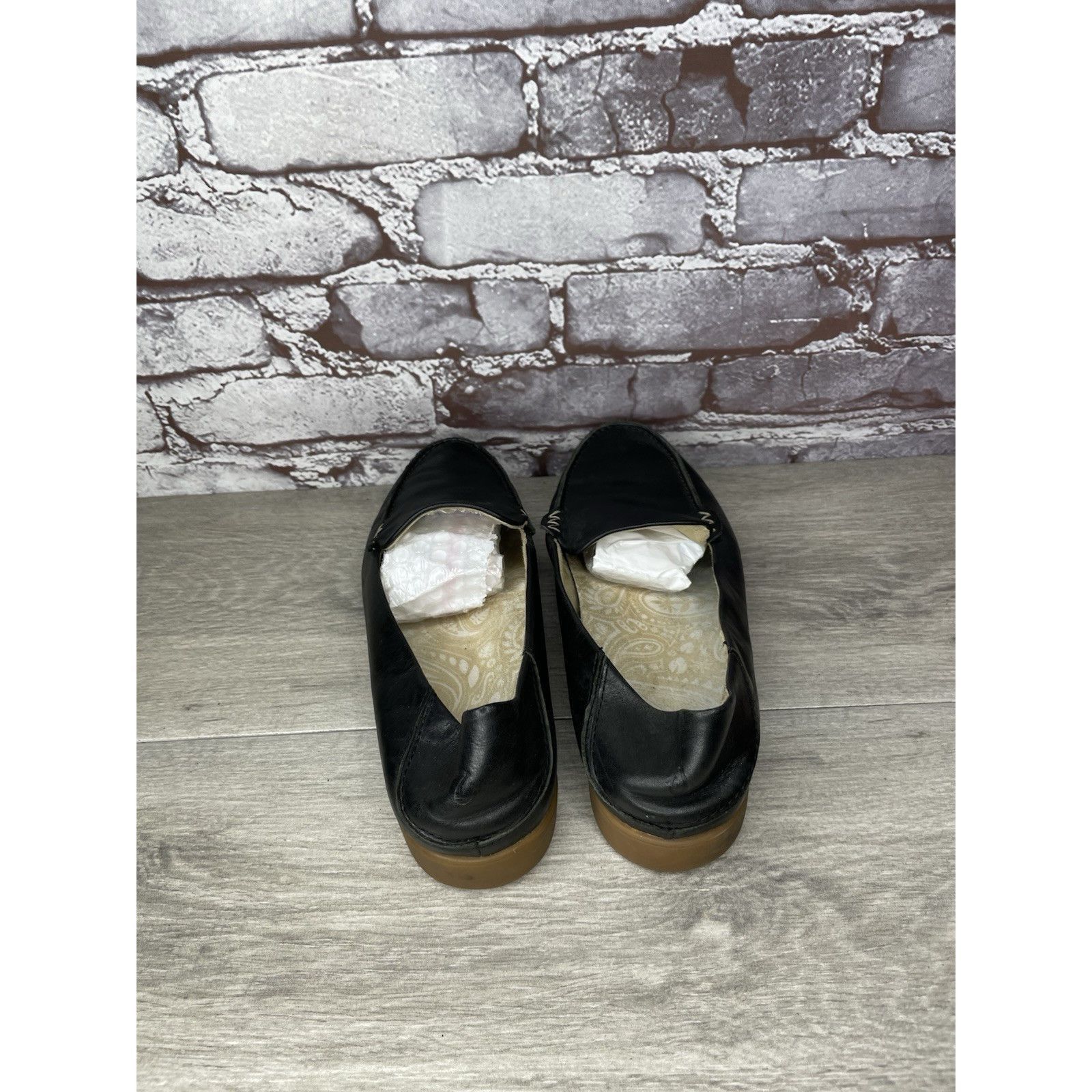 Olukai OluKai Kiele Black Leather Loafer Convertible Slip On Flats Size US 9 / IT 39 - 4 Thumbnail