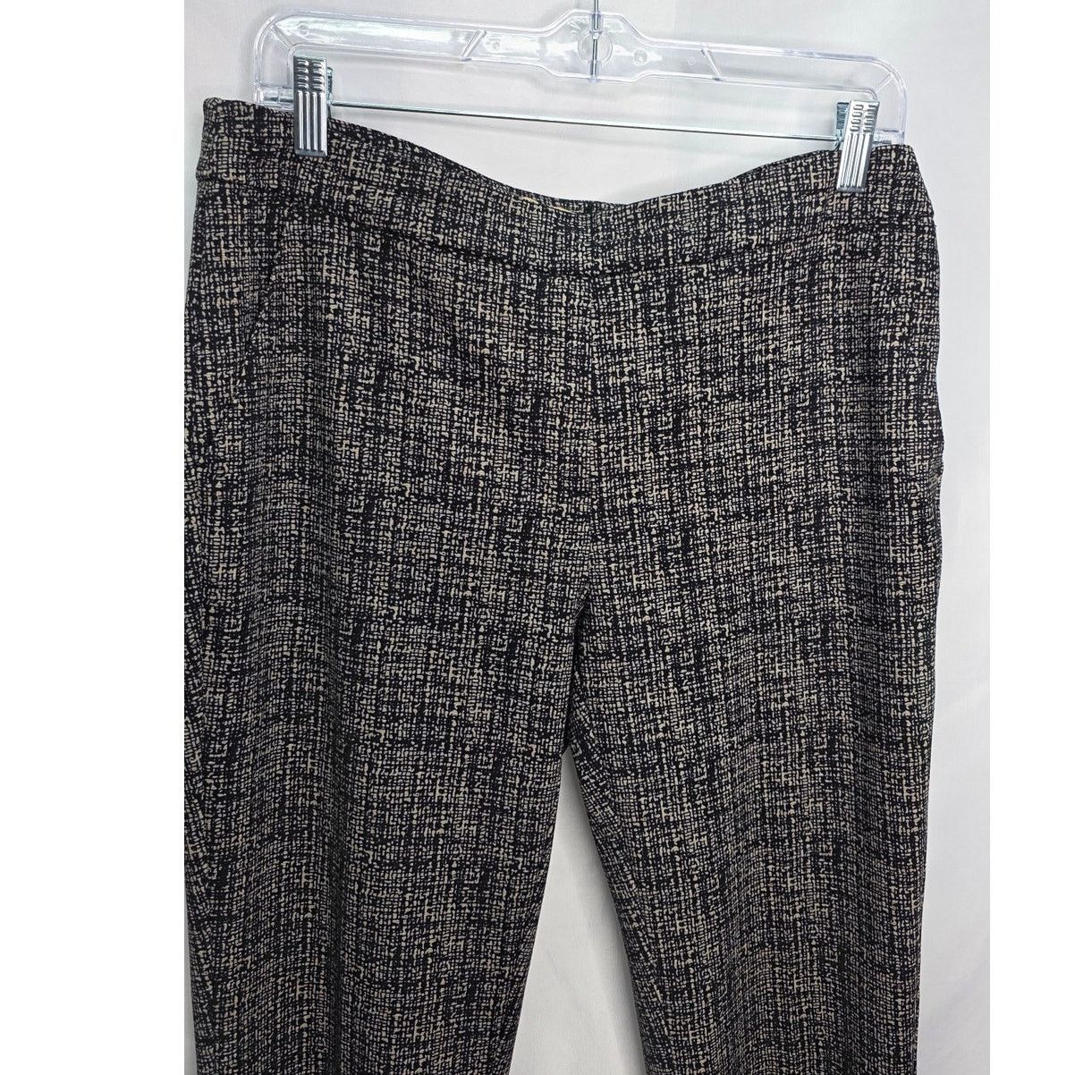 Other Hope & Harlow Elastic Waist Black Tweed looking Dress Pants Size 33" - 3 Thumbnail