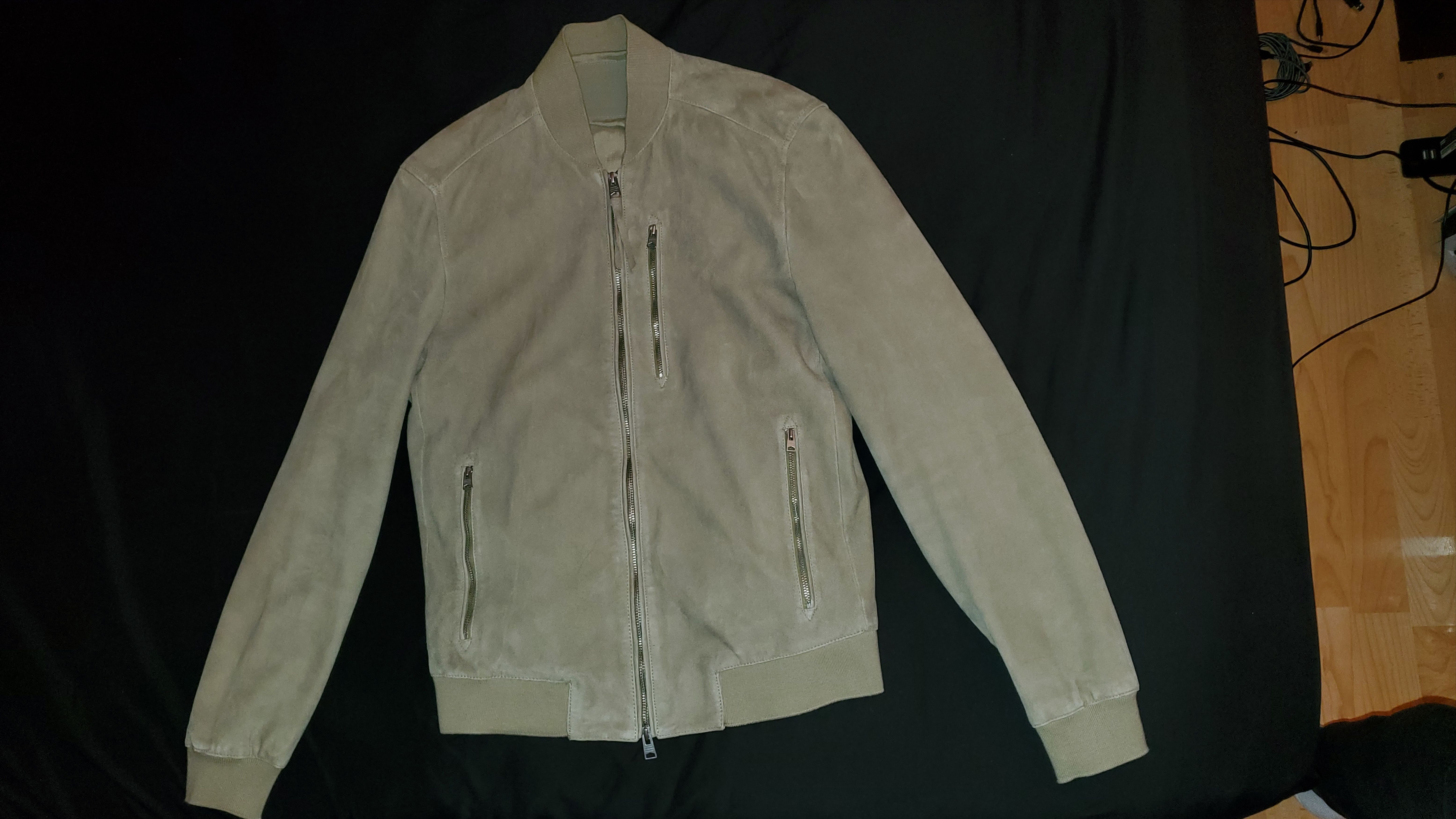 Allsaints Kemble Suede Bomber Jacket Size US M / EU 48-50 / 2 - 2 Thumbnail