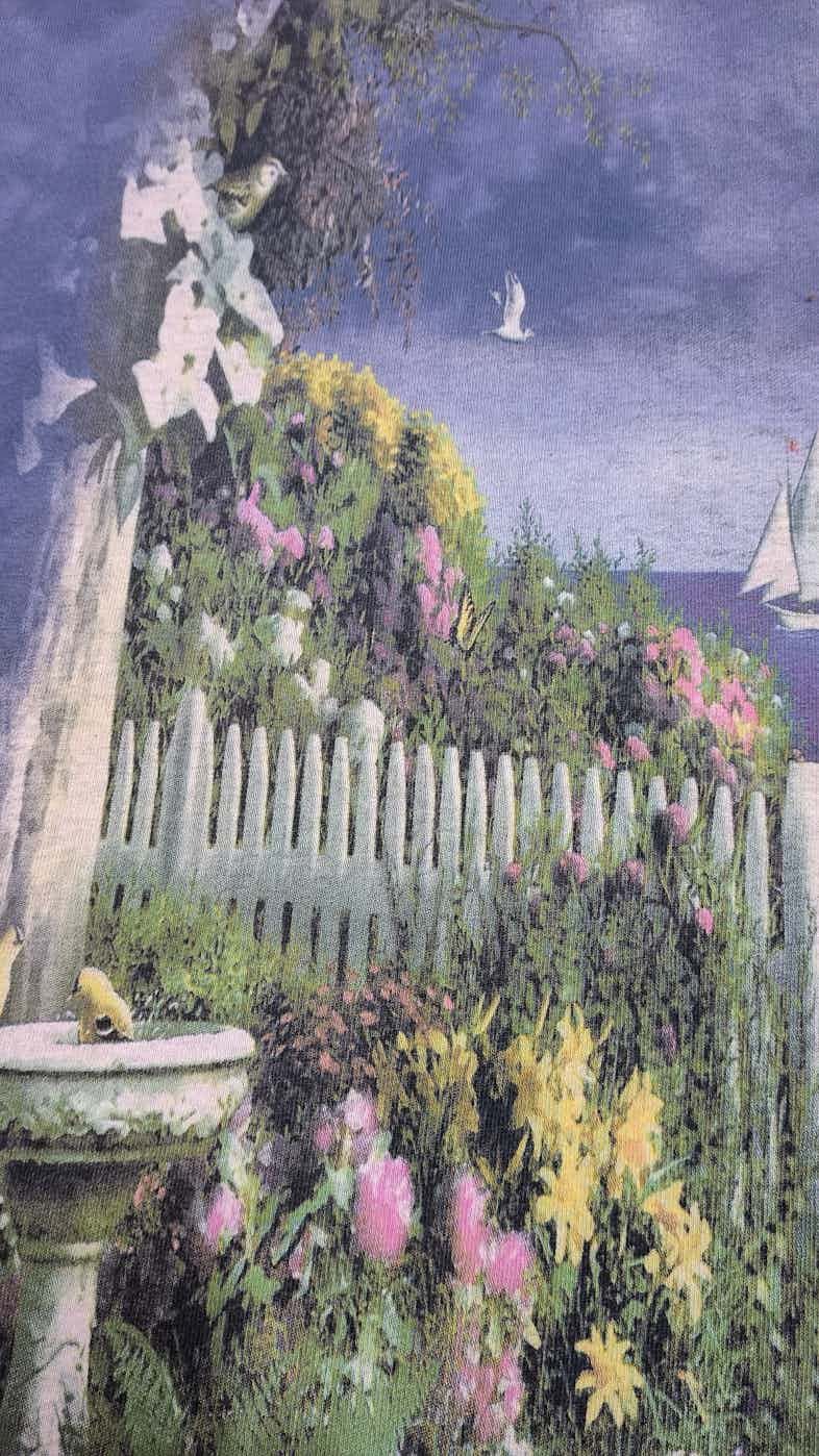 The Mountain × Vintage RARE Vintage The Mountain Flower Garden Beach Lighthouse Size US XL / EU 56 / 4 - 8 Thumbnail