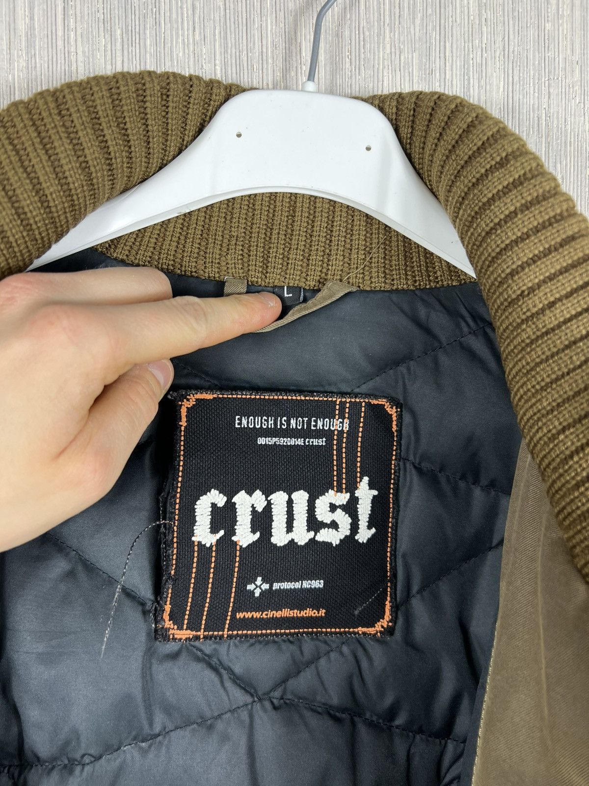 Alyx Crust Cinelli Studio italian asymmetrical down jacket alyx Size US L / EU 52-54 / 3 - 22 Thumbnail