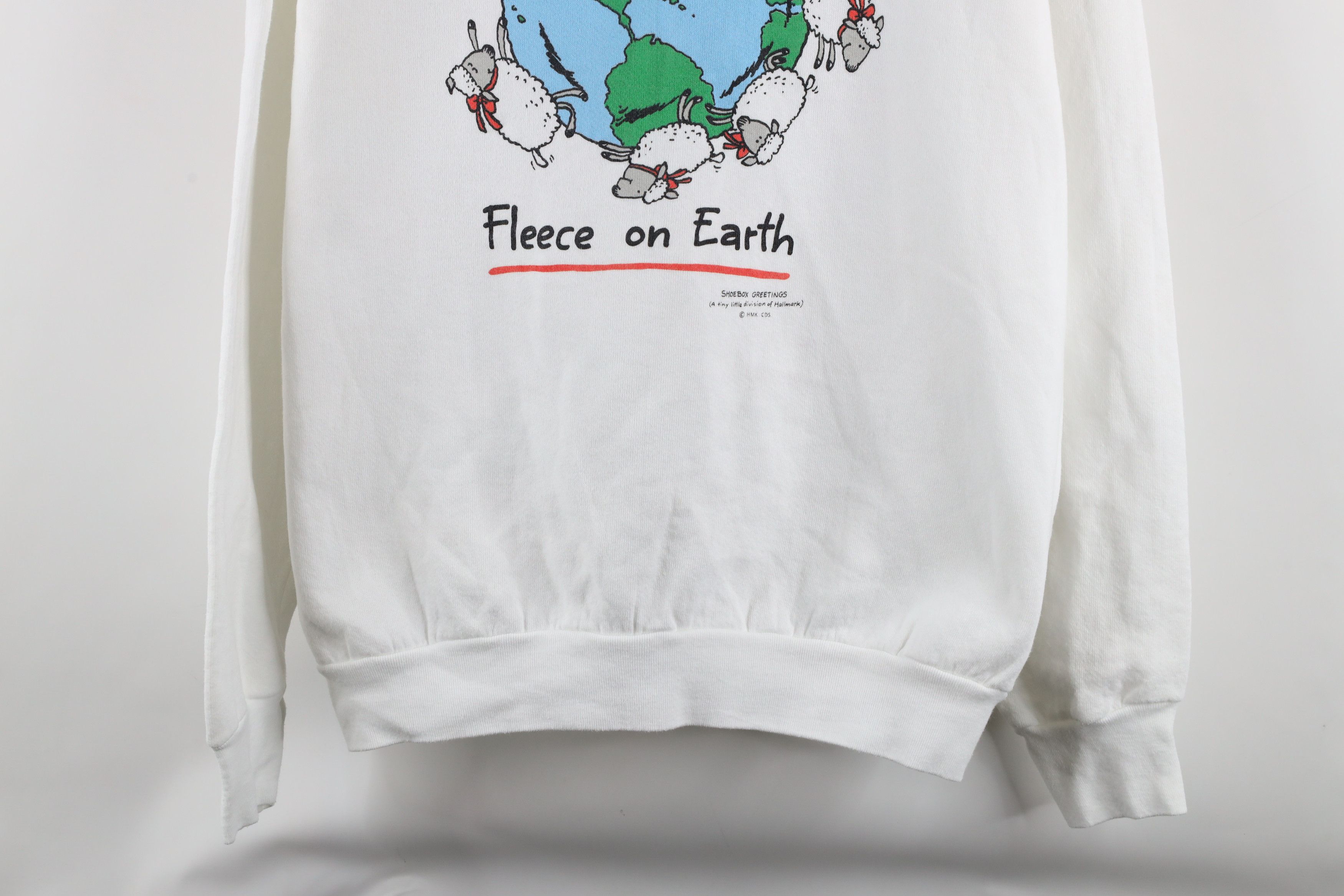 Vintage Vintage 90s Hallmark Shoebox Greetings On Earth Sweatshirt Size XL / US 12-14 / IT 48-50 - 3 Thumbnail