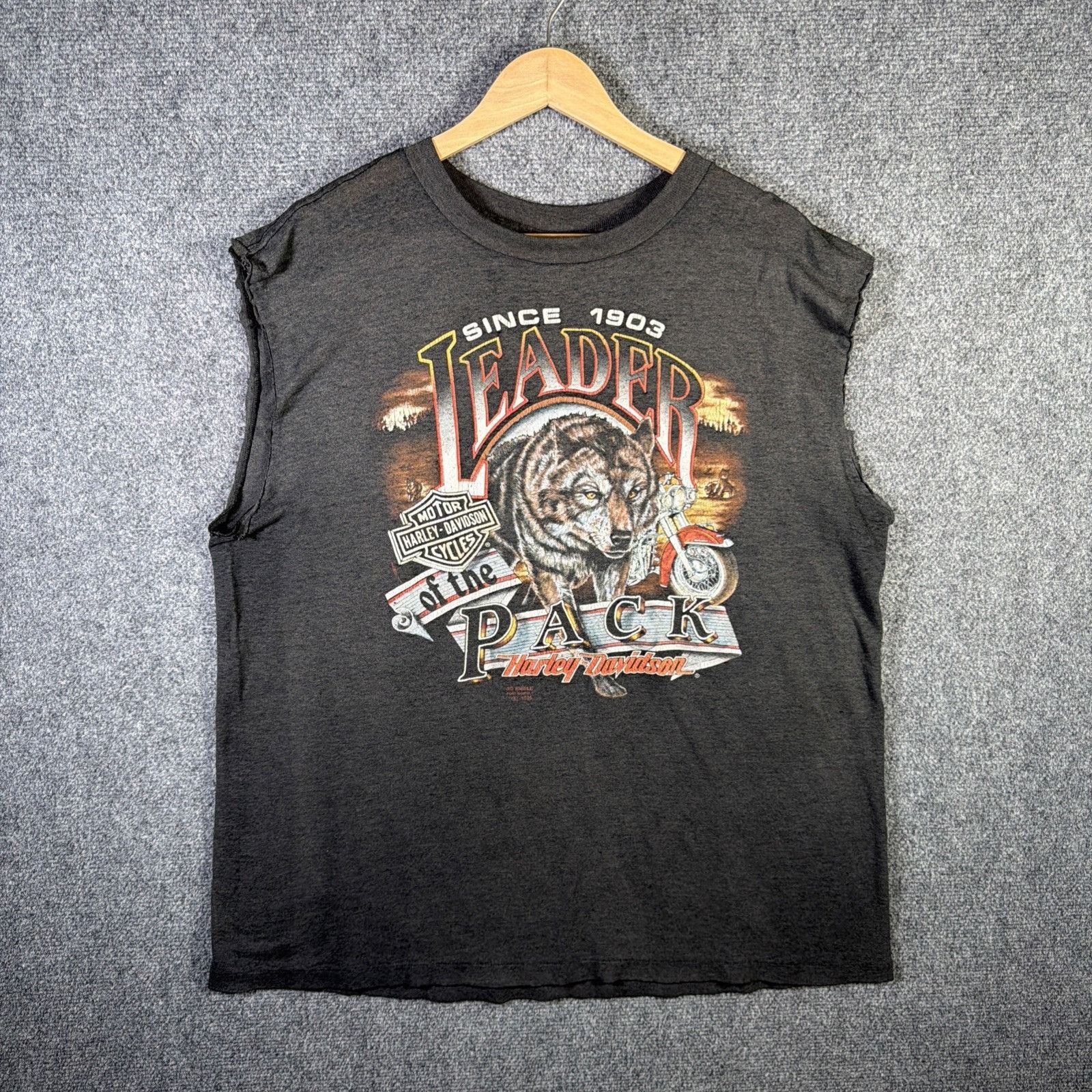 Harley Davidson Vintage Harley Davidson Shirt XL 90s 3D Emblem 1990 Pack Size US XL / EU 56 / 4 - 2 Thumbnail