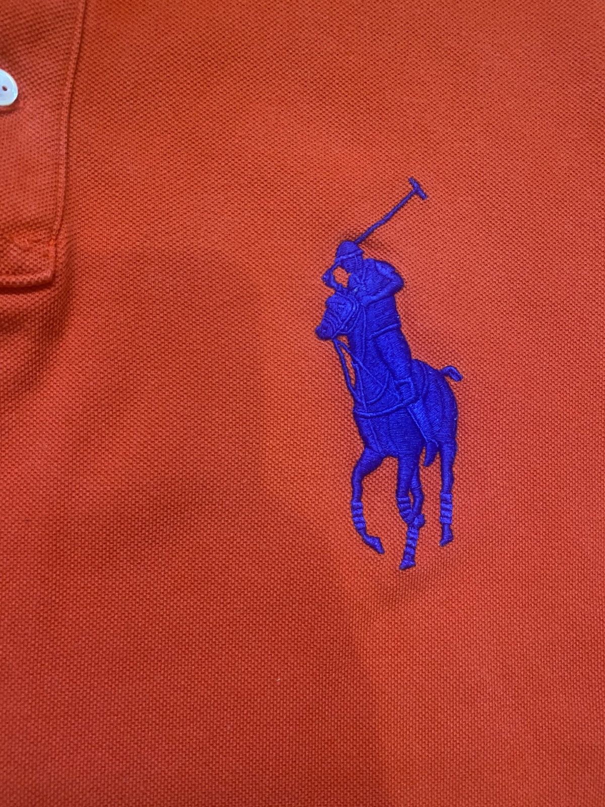 Polo Ralph Lauren × Ralph Lauren × Vintage Polo Ralph Lauren Men’s Polo Shirt Big Pony Orange Size US L / EU 52-54 / 3 - 5 Thumbnail