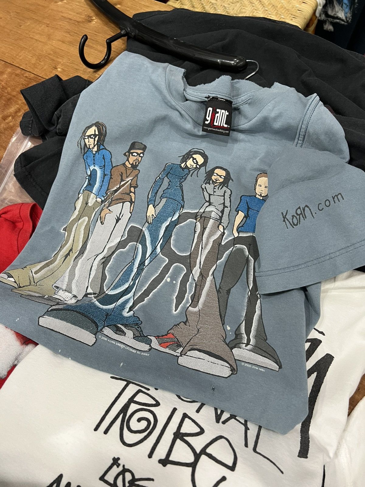Band Tees × Vintage 2000’s Korn Size US XL / EU 56 / 4 - 2 Thumbnail