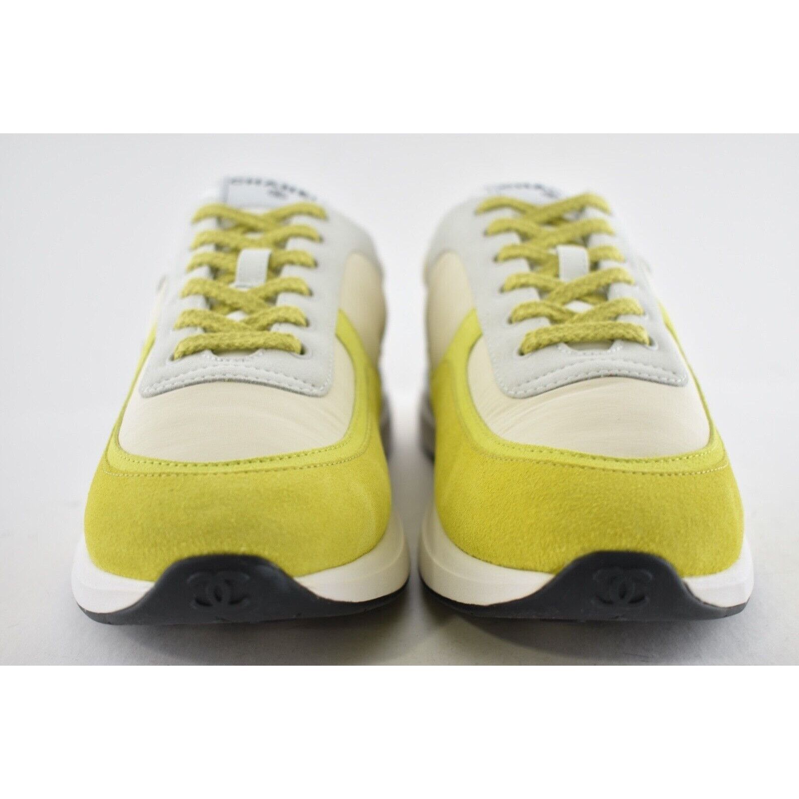 Chanel Chanel 22P Mens Ivory Low Top Lace Up Trainer Sneaker 44 11 Size US 11 / EU 44 - 4 Thumbnail
