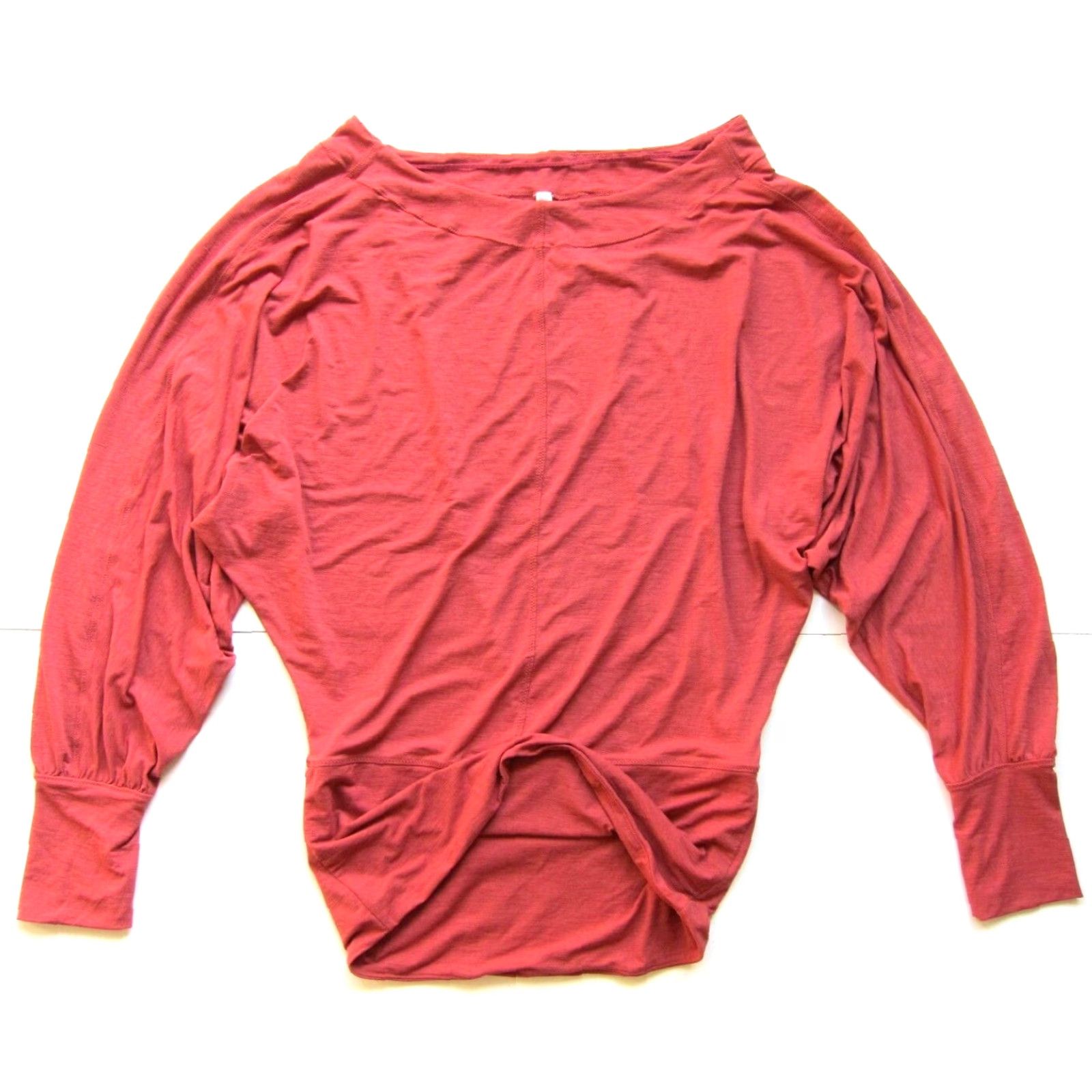 Free People Free People Movement Stretch Coral Pink Long Sleeve Tunic Blouse M Size M / US 6-8 / IT 42-44 - 5 Thumbnail
