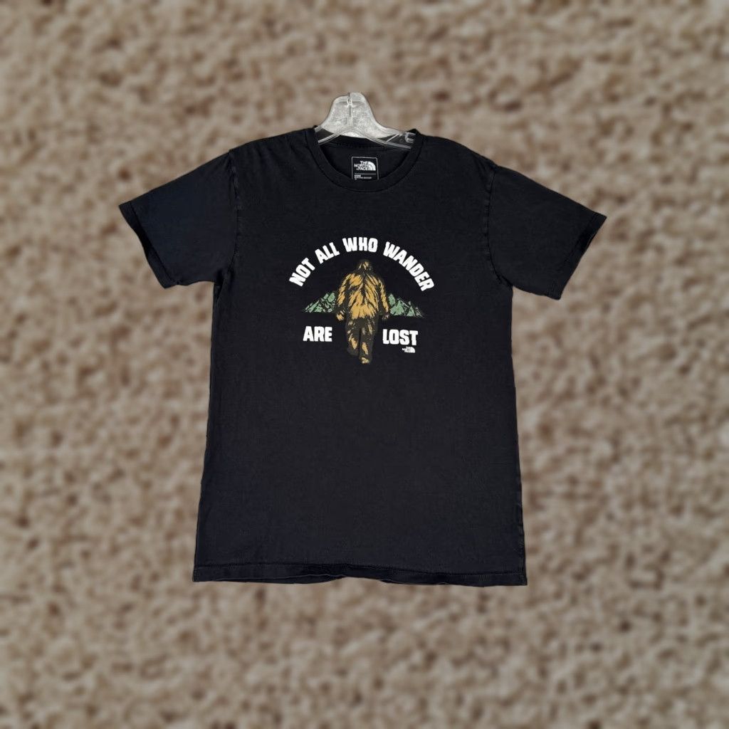 The North Face The North Face Shirt Men Small Black Crew Not All Who Wander Are Lost Bigfoot Size US S / EU 44-46 / 1 - 1 Thumbnail