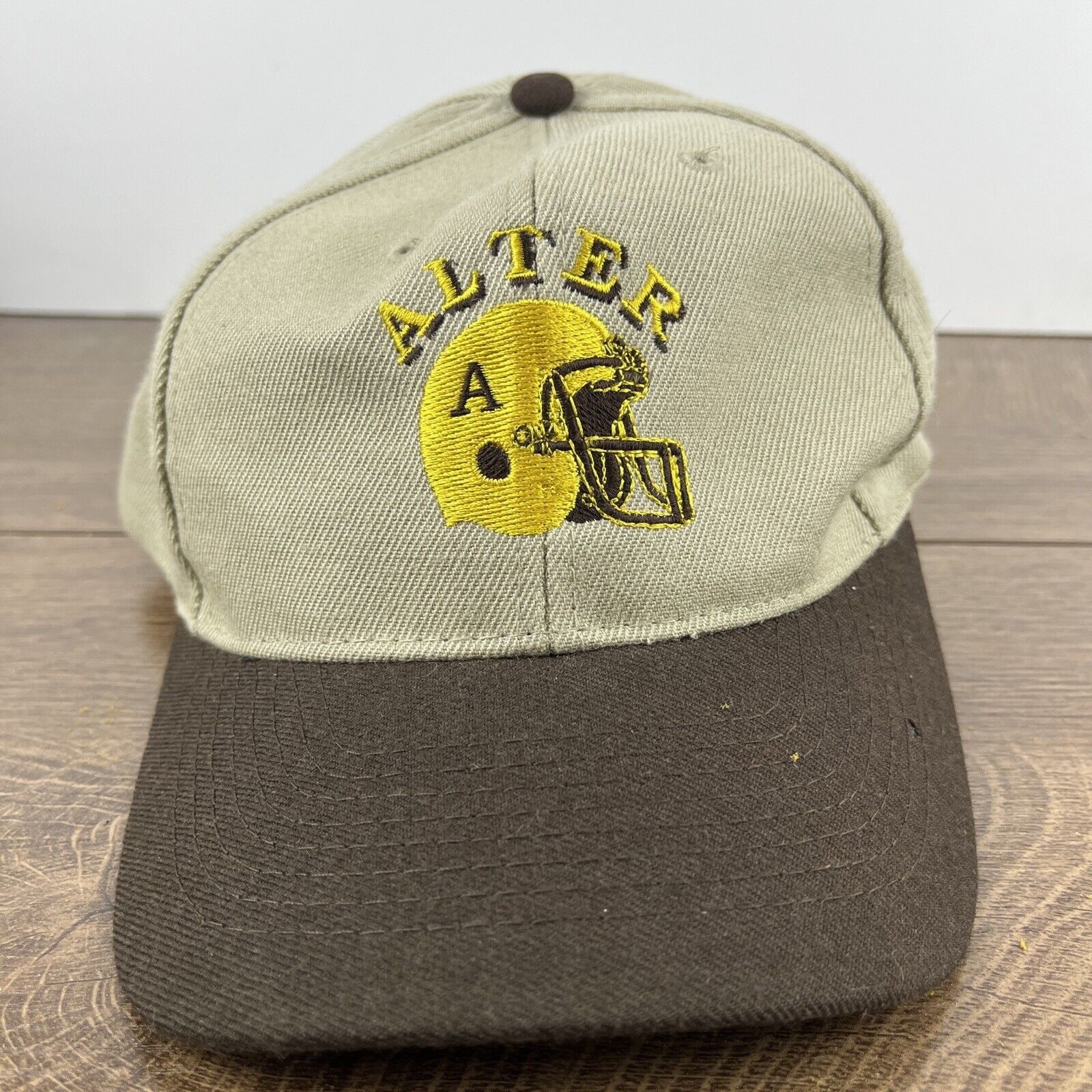Other Alter Knights Football Hat Tan Brown Hat Adjustable Snapback Size ONE SIZE - 6 Thumbnail
