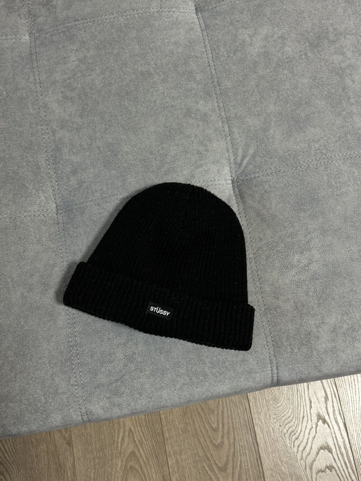 Stussy Vintage STUSSY USA Black Knit Hat Skate Size ONE SIZE - 3 Thumbnail