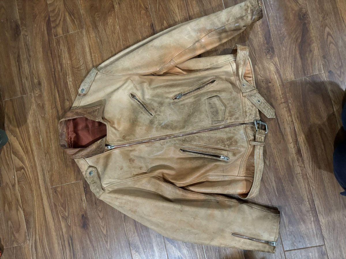 Chevignon × Vintage Vintage Chevignon Leather Biker Jacket Size US M / EU 48-50 / 2 - 6 Thumbnail