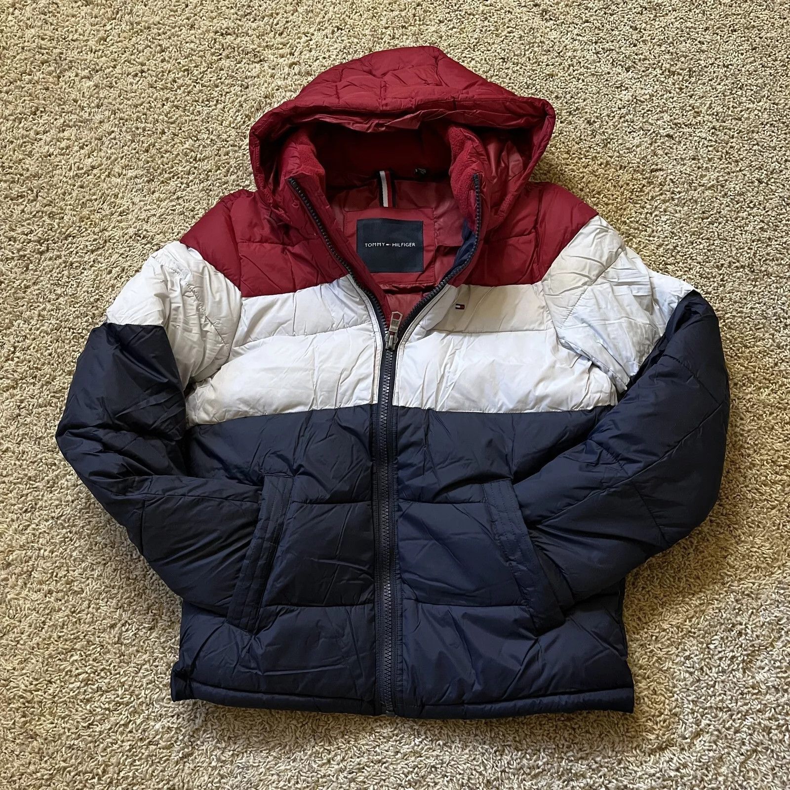 Tommy Hilfiger Tommy Hilfiger Men's Hooded Puffer Jacket Size US S / EU 44-46 / 1 - 1 Thumbnail