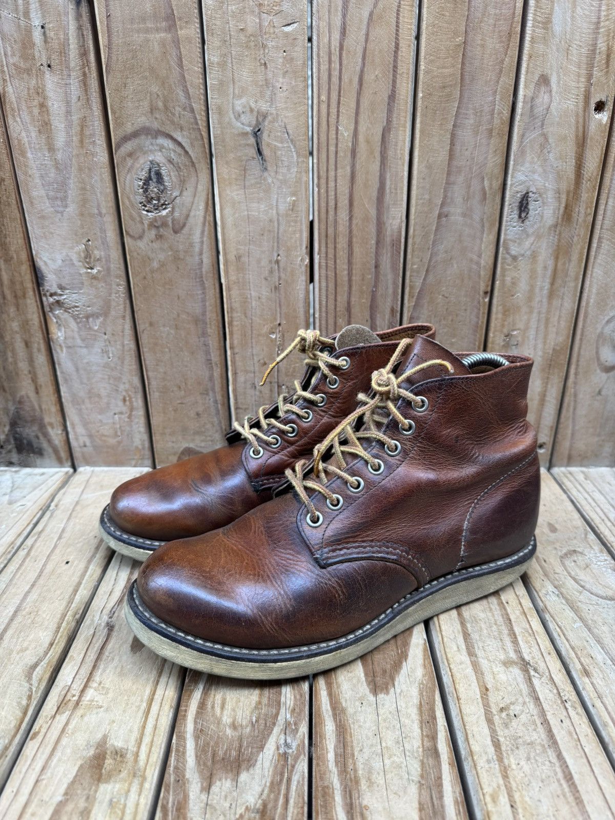 Red Wing Red Wing 9111 Chukka Brown leather boots EUR 39 UK 6 US 7 D Size US 7 / EU 40 - 3 Thumbnail