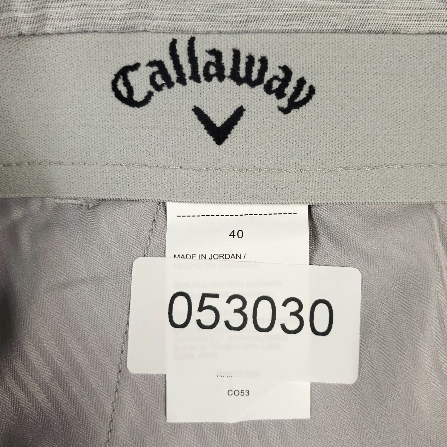 Callaway Callaway Shorts Mens Flat Front Chino Gray 40 IN Regular Waist Size 40 Casual Golf Logo Pockets Size US 40 / EU 56 - 8 Thumbnail