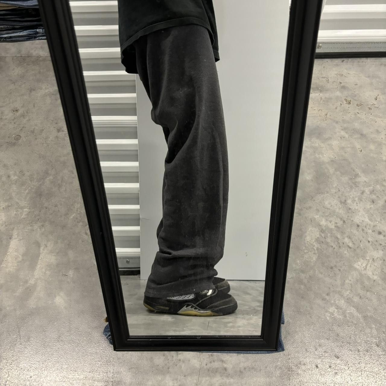 Japanese Brand × Vintage Crazy Vintage Y2K/2000s Dark Grey Skater Essential Sweatpants! Size US 34 / EU 50 - 1 Thumbnail