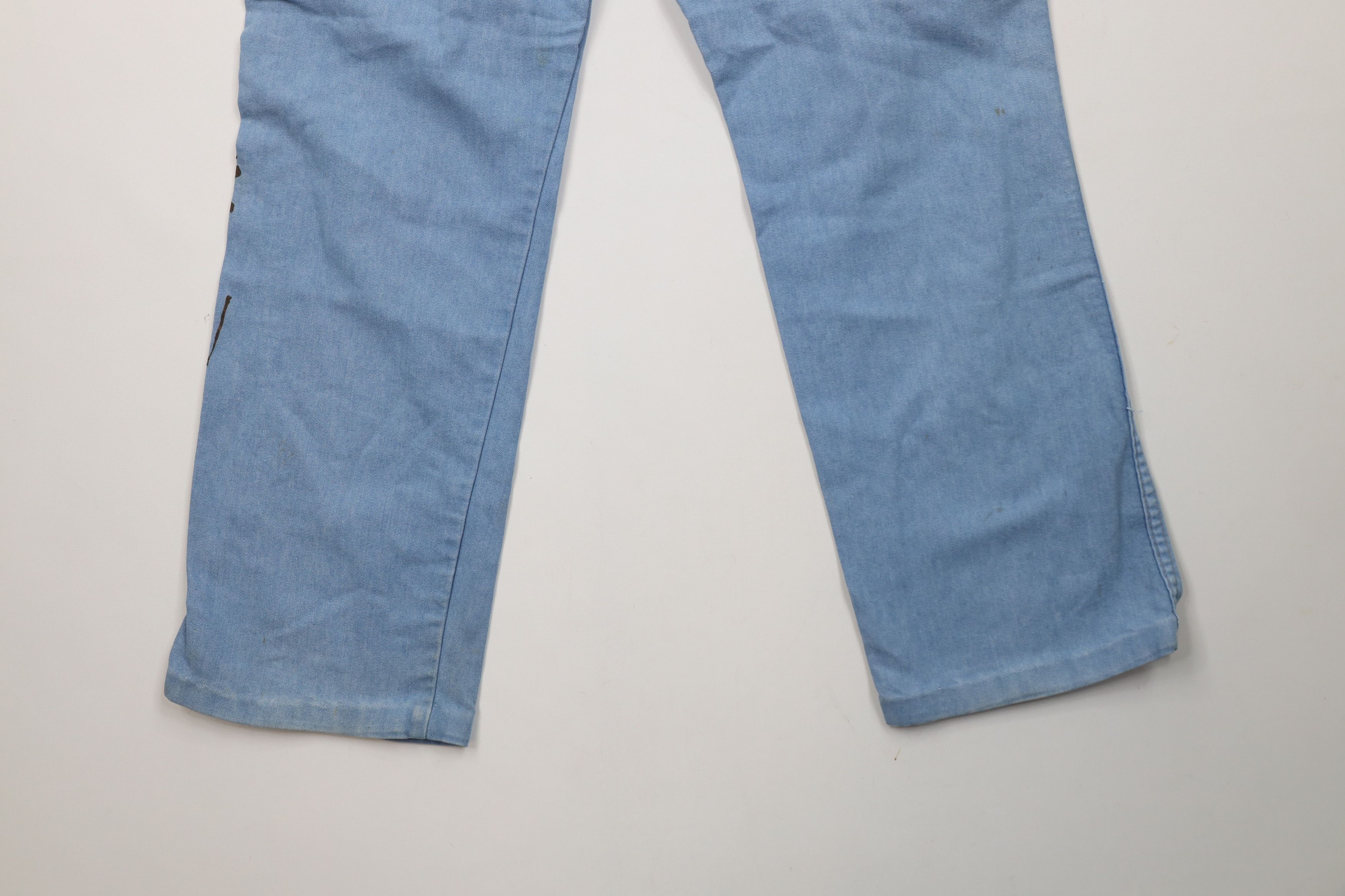 Vintage × Wrangler Vintage 70s 80s Wrangler Wide Leg Denim Jeans Cotton USA Size US 36 / EU 52 - 14 Thumbnail