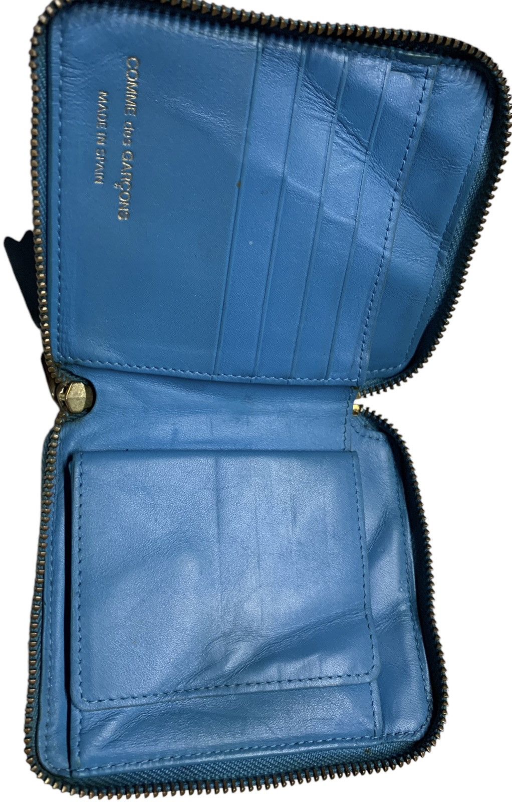 Comme des Garcons Comme des garçons blue classic wallet Size ONE SIZE - 6 Thumbnail