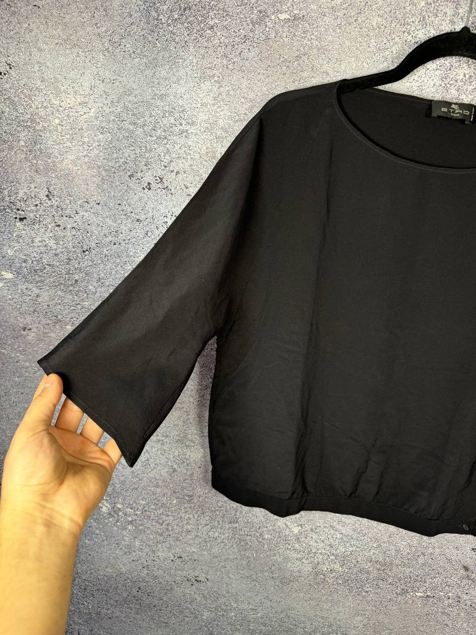 Etro × Vintage Vintage ETRO Silk Oversized Wide Sleeve Top Woman Medium Size M / US 6-8 / IT 42-44 - 7 Thumbnail