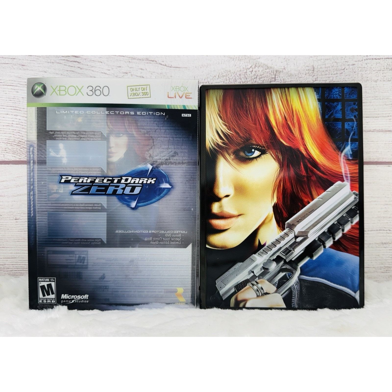 Sony Perfect Dark Zero (Xbox 360, 2005) Limited Collector's Editi Size ONE SIZE - 6 Thumbnail