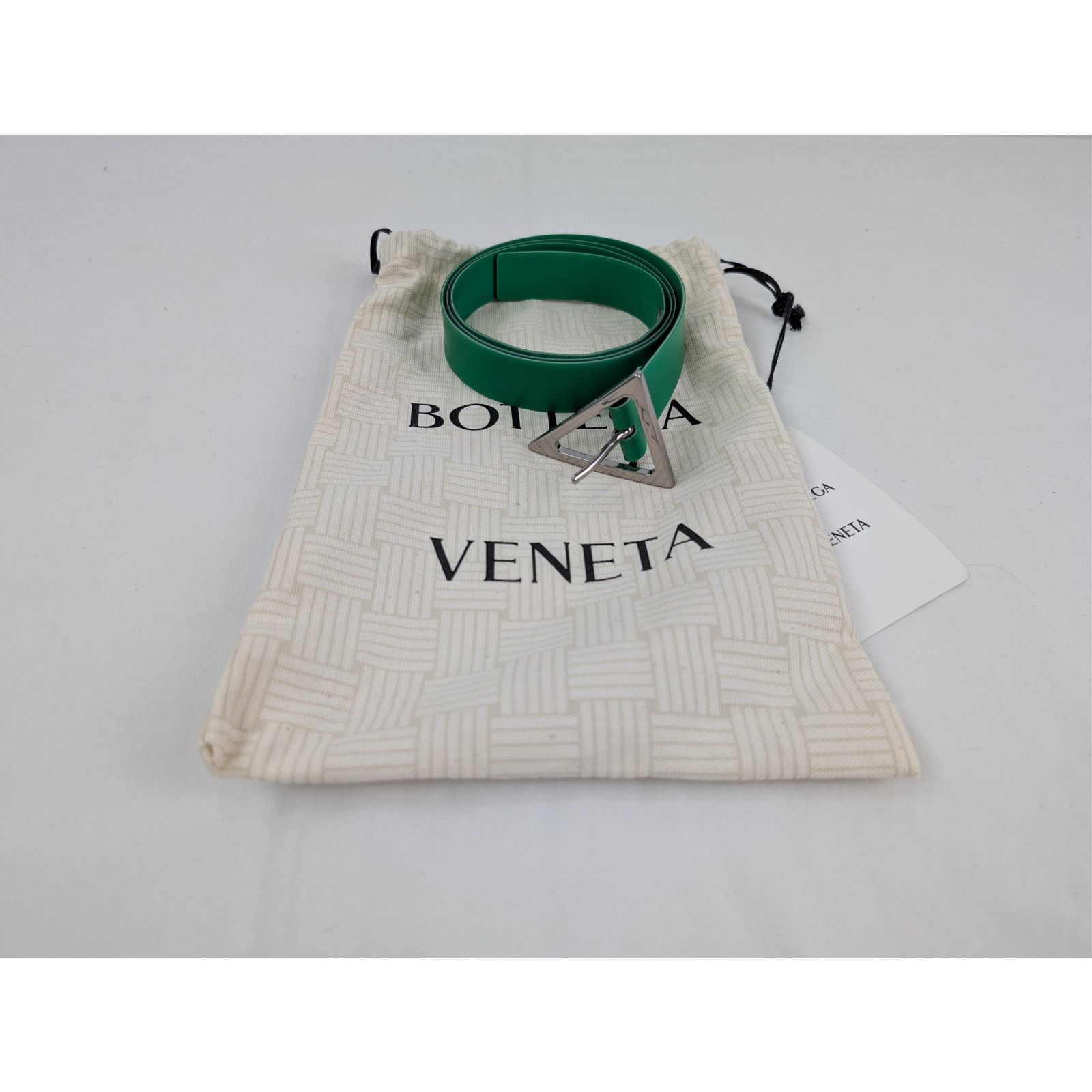 Bottega Veneta o1rshd1 Size:100 / Cintura Double Gummy Matt Belt Parakeet Size 40 - 16 Thumbnail