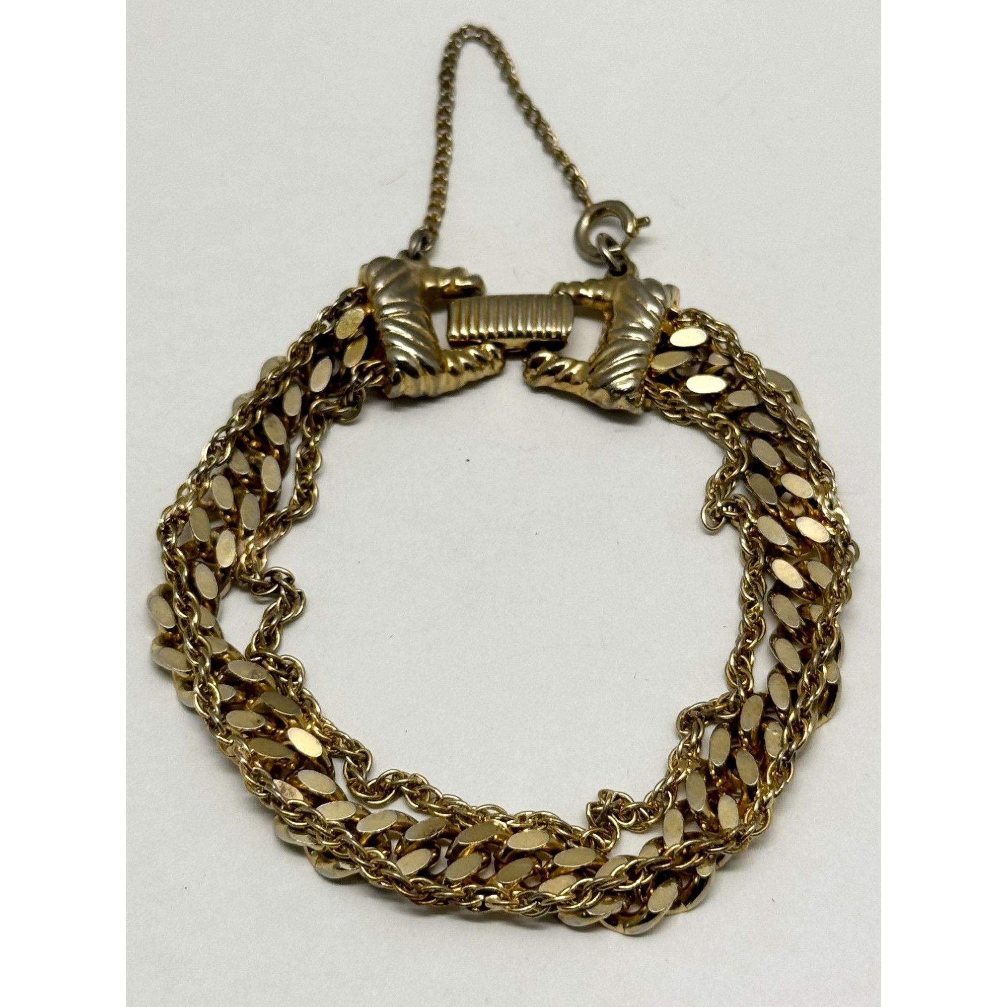 Vintage Vintage Goldette chain bracelet Size ONE SIZE - 1 Thumbnail