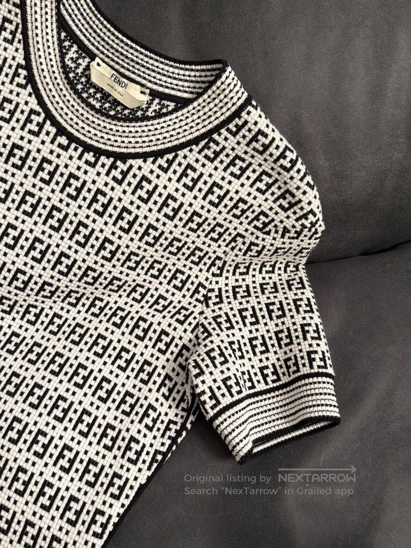 Fendi Fendi Gray Knit Dress. Size M / US 6-8 / IT 42-44 - 3 Thumbnail
