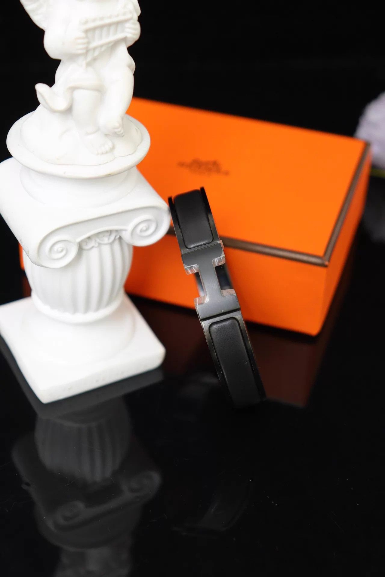 Hermes Hermès H Bracelet Black 17.5cm box & dust bag Size ONE SIZE - 7 Thumbnail
