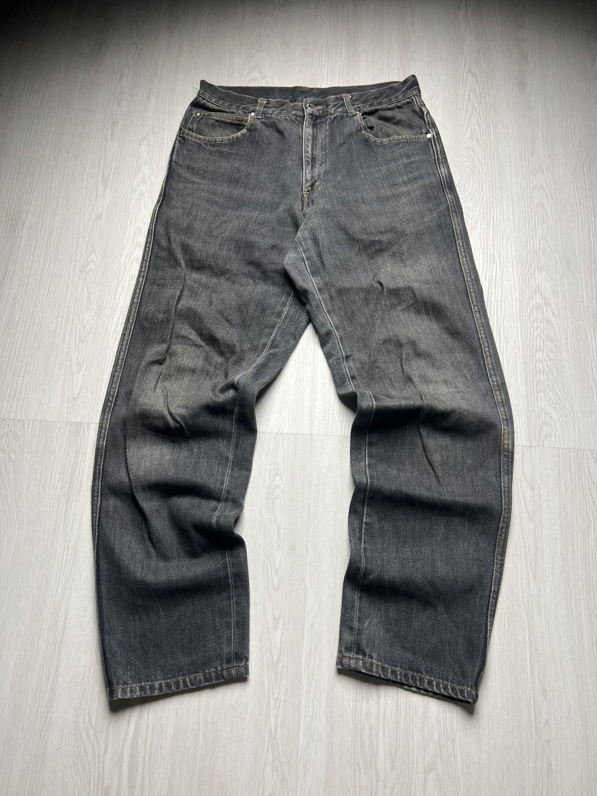 Comme des Garcons Homme Vintage 90s Comme Des Garcons Homme Baggy Jeans Size US 30 / EU 46 - 2 Thumbnail