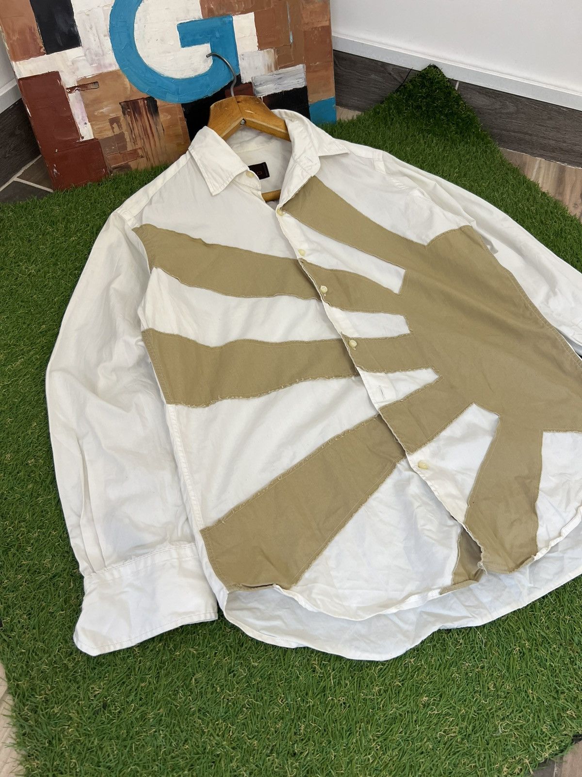Etro × Vintage Vintage Etro Embroidered Japan Sun Button Up Shirt White Y2K Size US S / EU 44-46 / 1 - 5 Thumbnail
