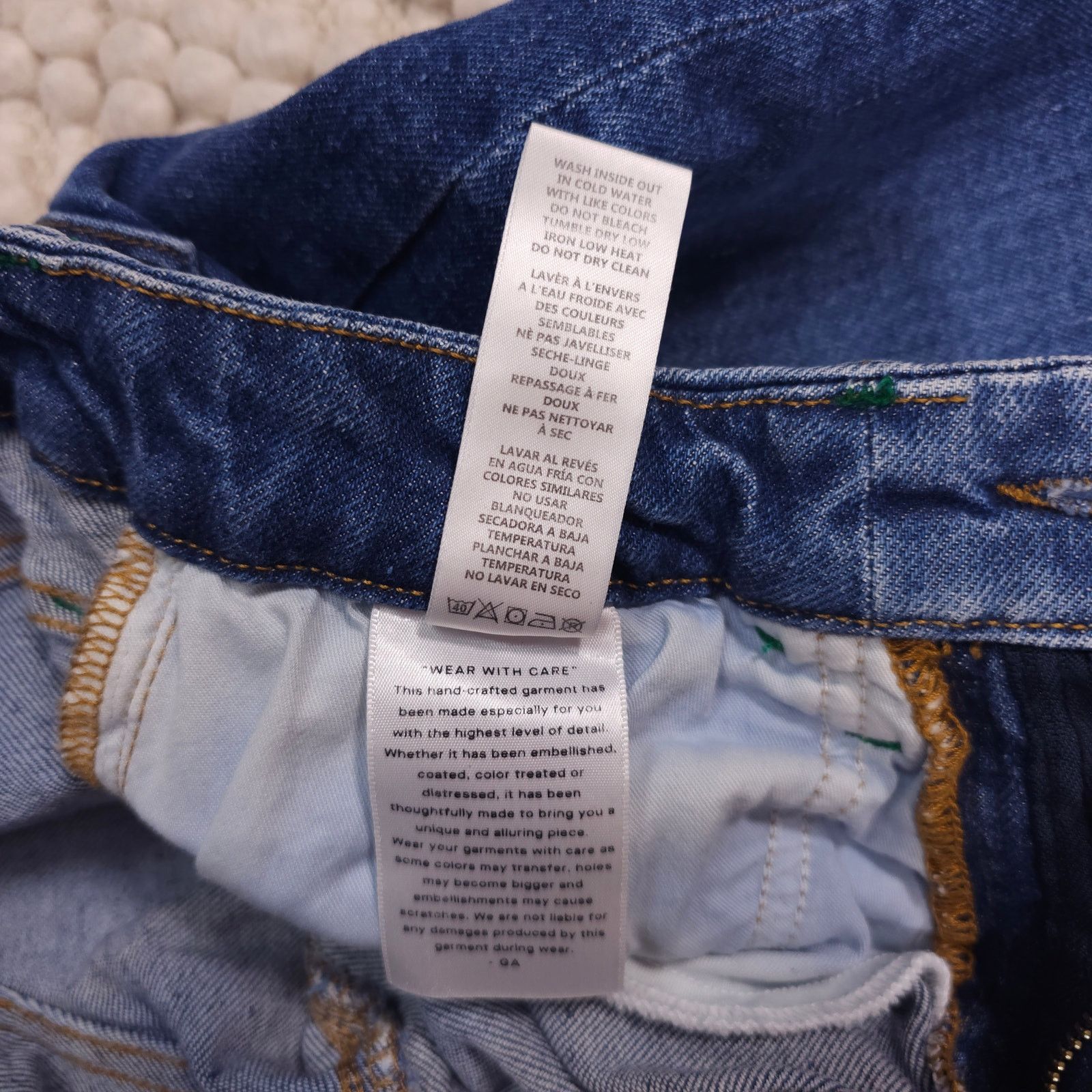 Good American Good American Good Classic Jeans Indigo Sz 4 Size 27" / US 4 / IT 40 - 7 Thumbnail