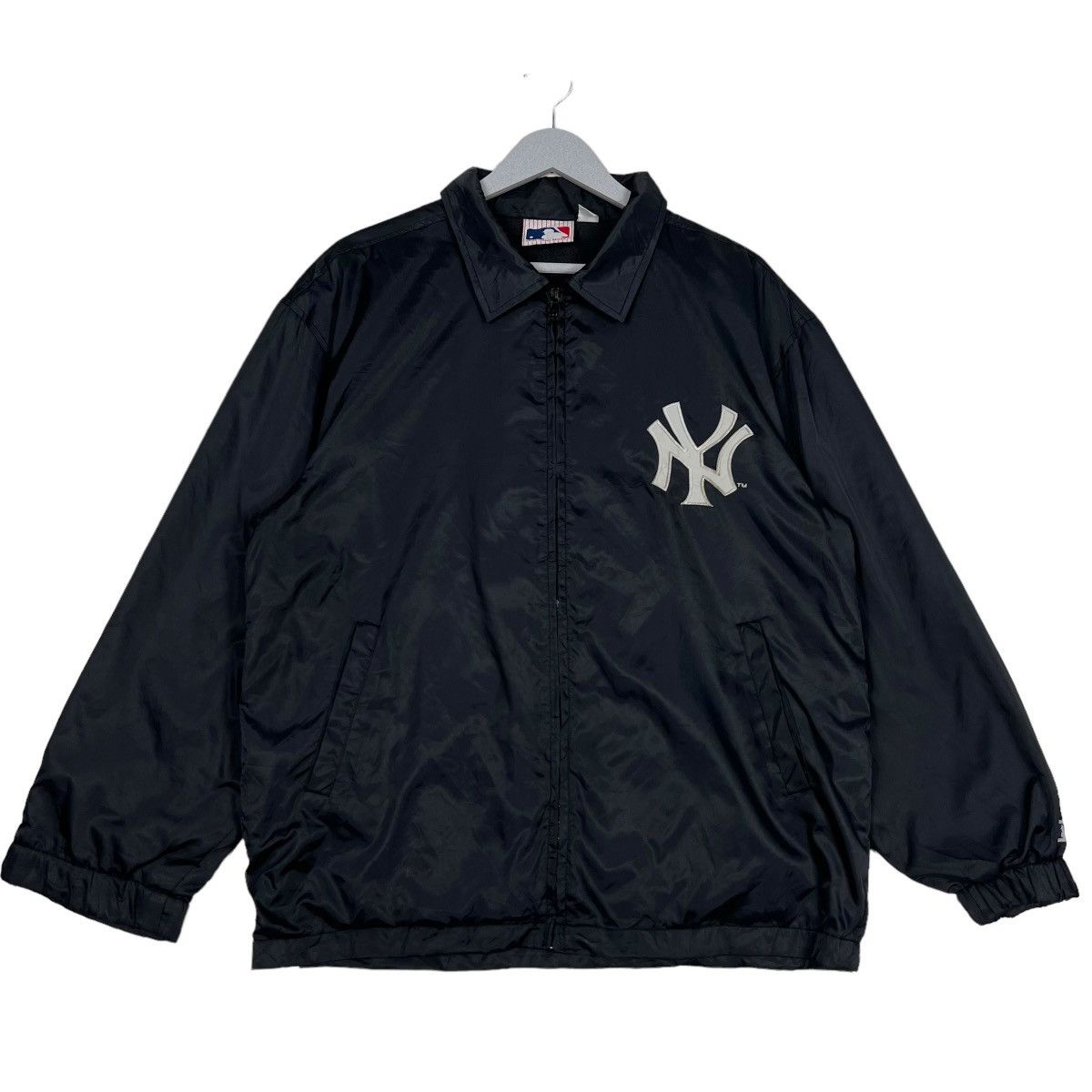 MLB 🔥 VINTAGE NEW YORK YANKEES MLB BOMBER JACKET Size US M / EU 48-50 / 2 - 2 Thumbnail