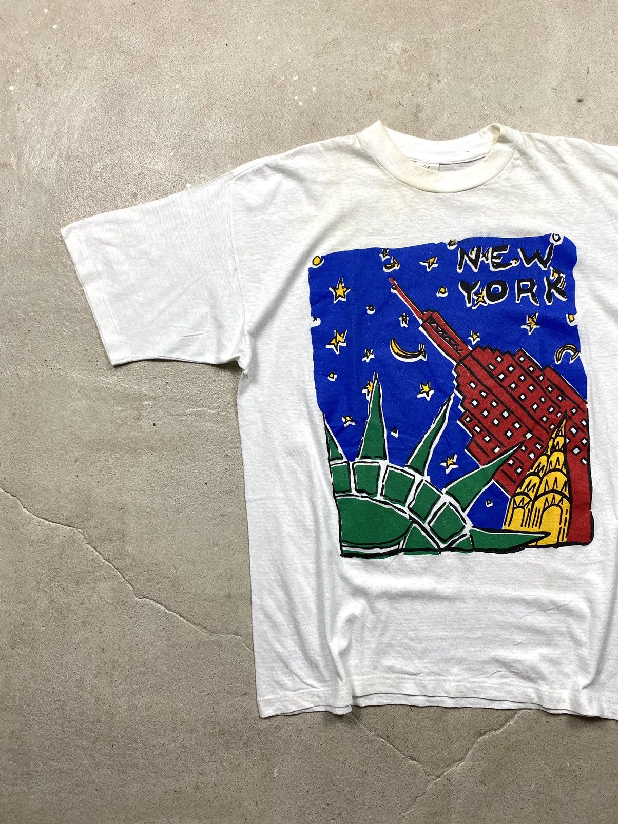 Band Tees Rare! Vintage 1990’s New York Art T Shirt Hype Size US M / EU 48-50 / 2 - 2 Thumbnail
